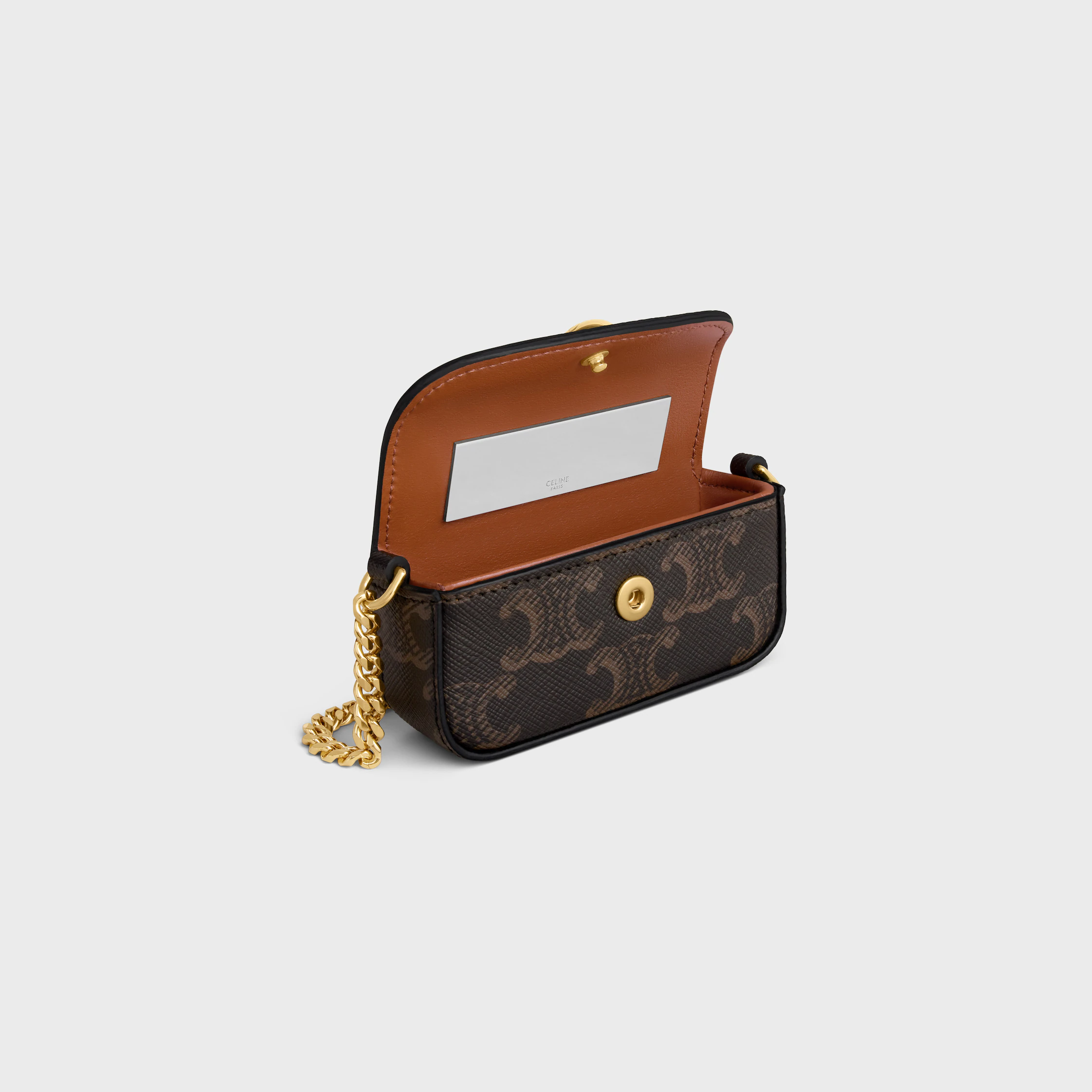 ÉCUIR À LÈVRES AVEC CHAÎNE EN TISSU TRIOMPHE