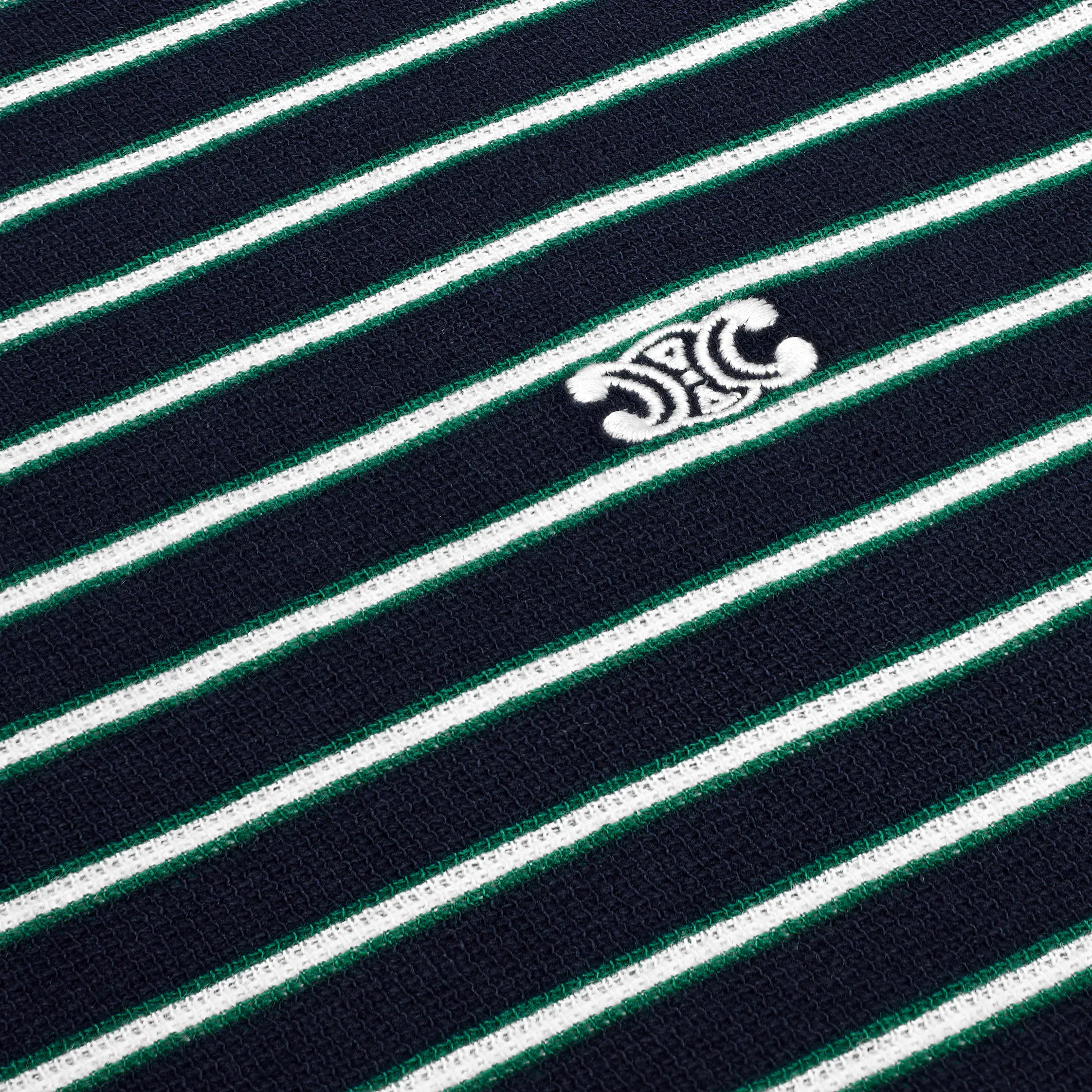 tricot à rayures triomphe polo