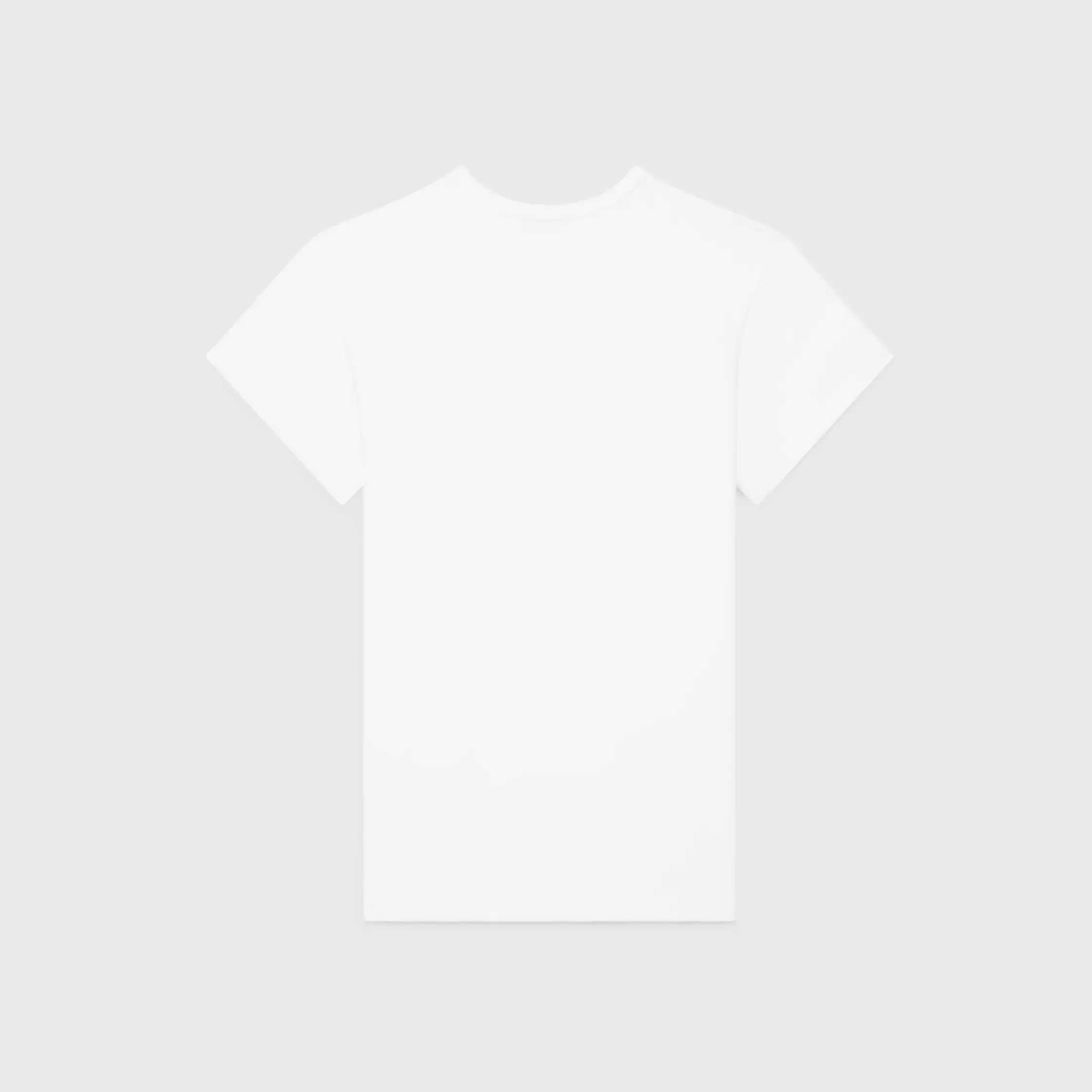 t-shirt régulier EN COTON À MAILLES