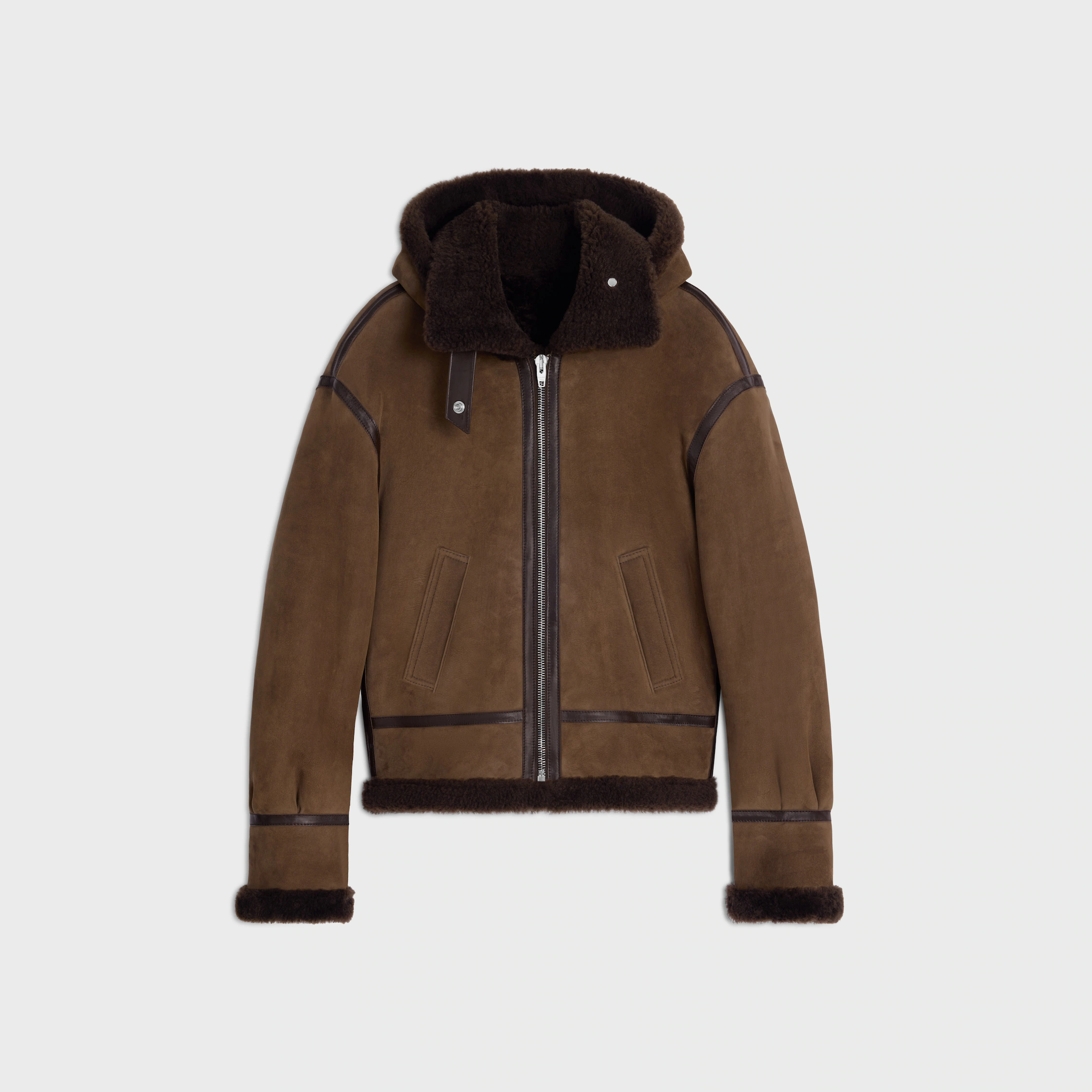 Veste aviateur en daim
