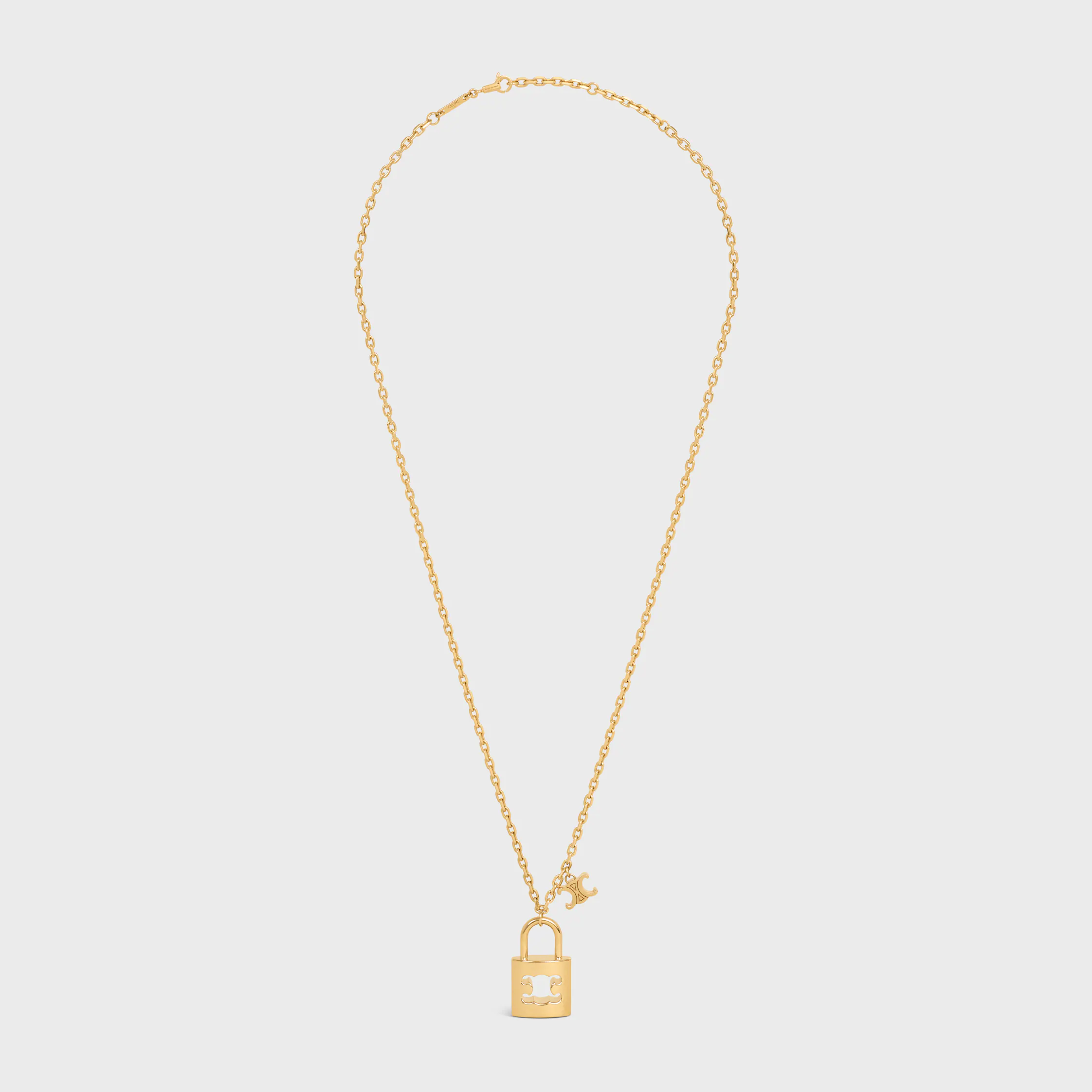 Collier Triomphe Large en laiton avec finition or