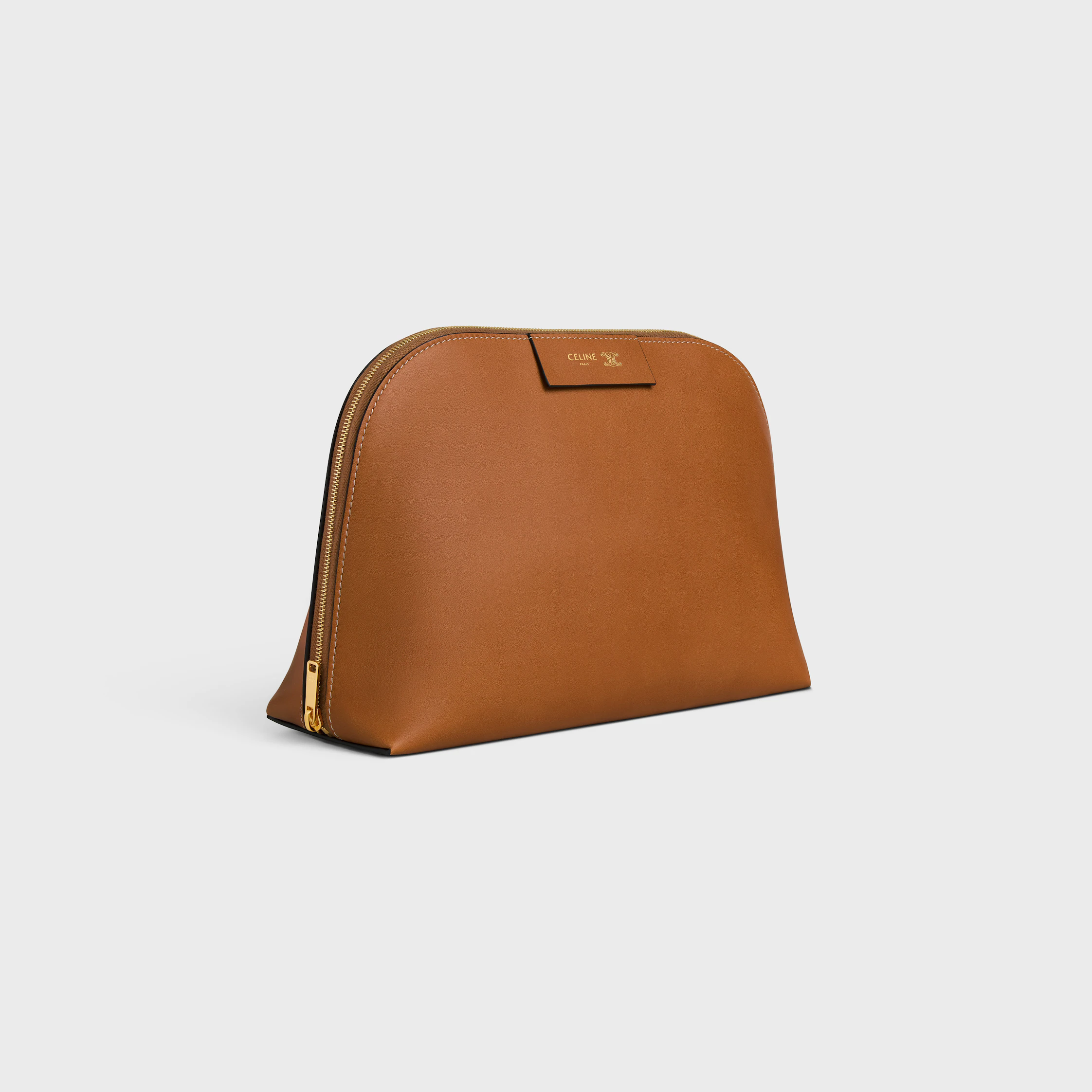 GRAND POCHETTE COSMÉTIQUE EN VEAU LISSÉ