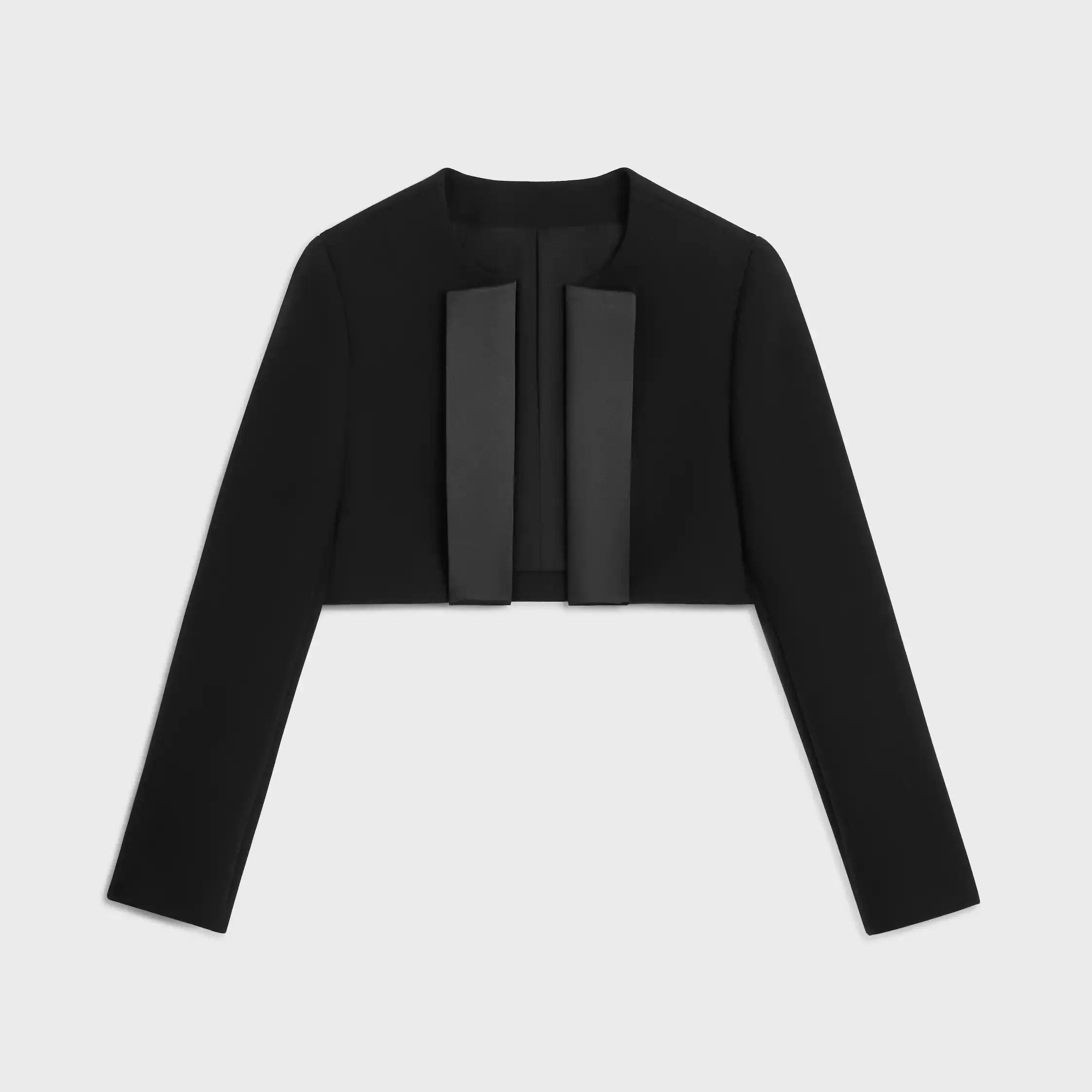 Veste boléro IN double crêpe de laine