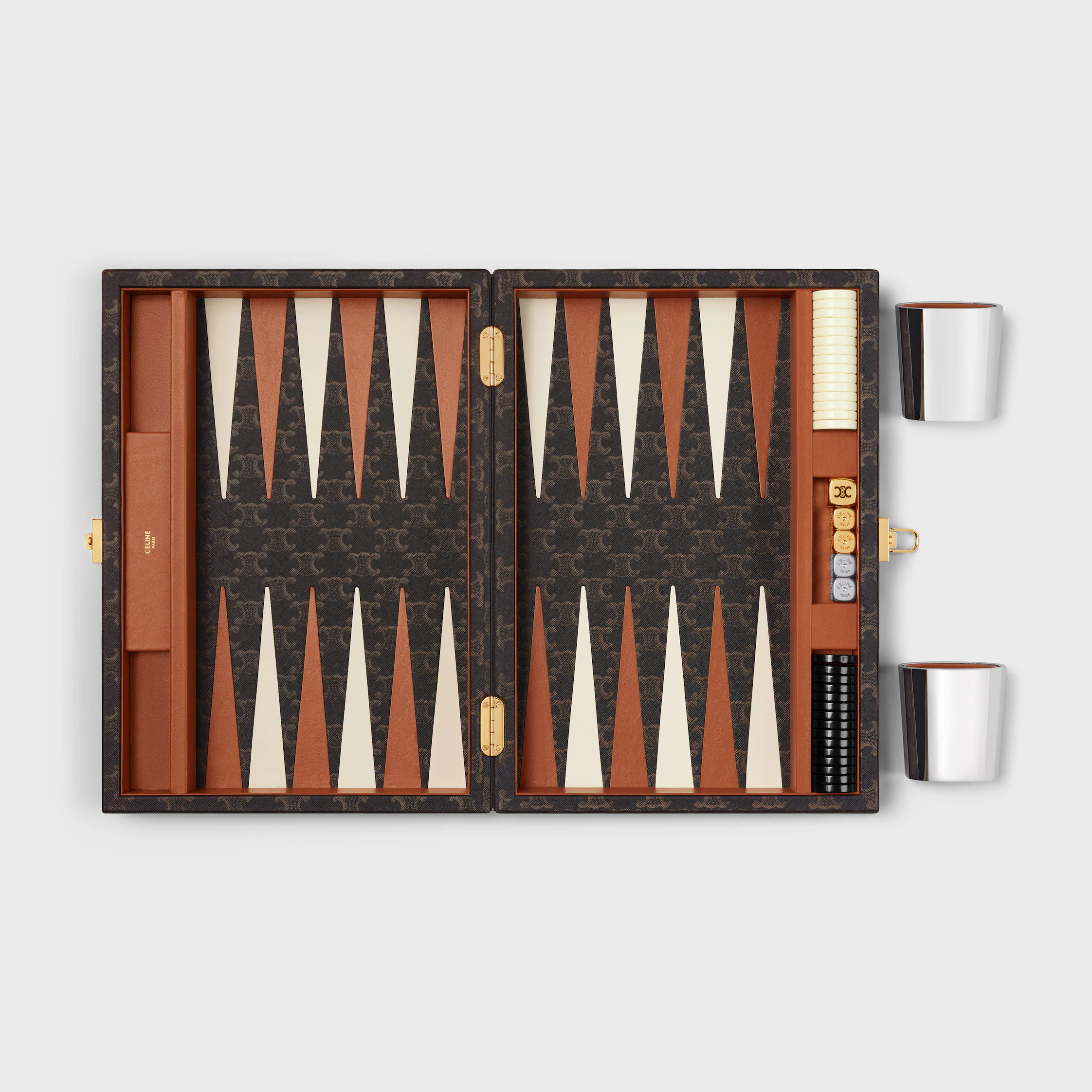 BACKGAMMON EN TISSU TRIOMPHE
