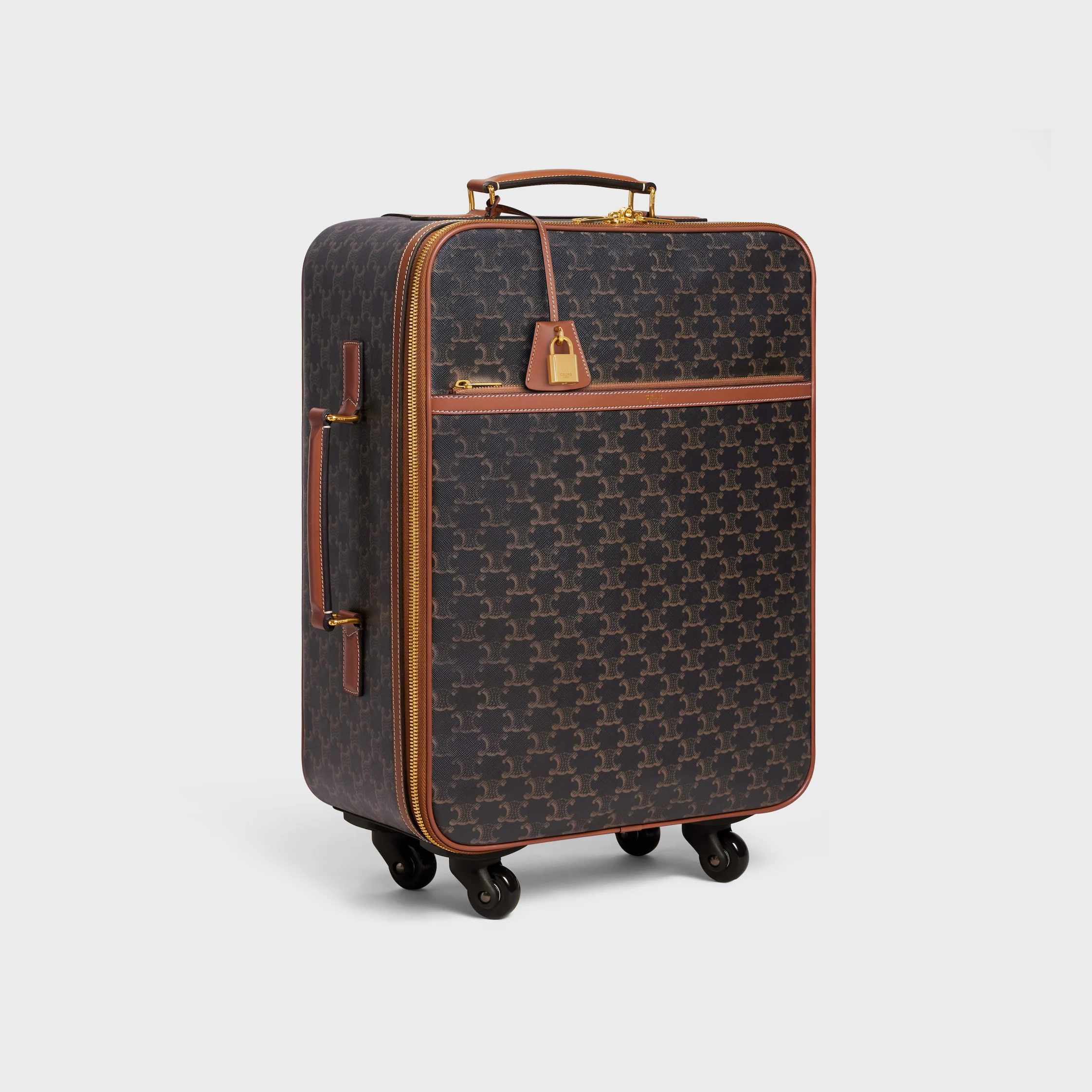 Petit chariot en toile Triomphe et cuir de veau