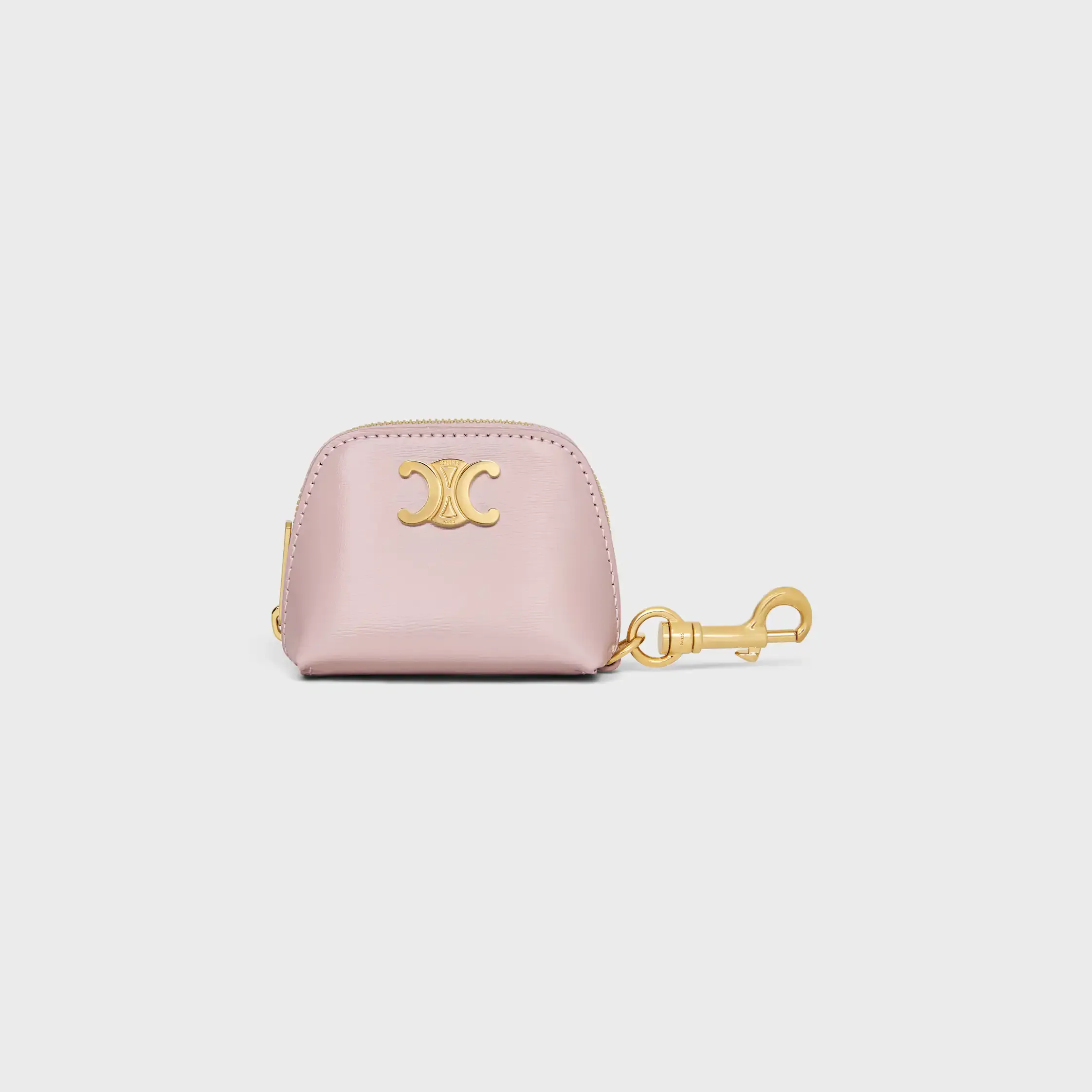 MICRO TRIOMPHE CHARM EN CUIR DE VEAU BRILLANT
