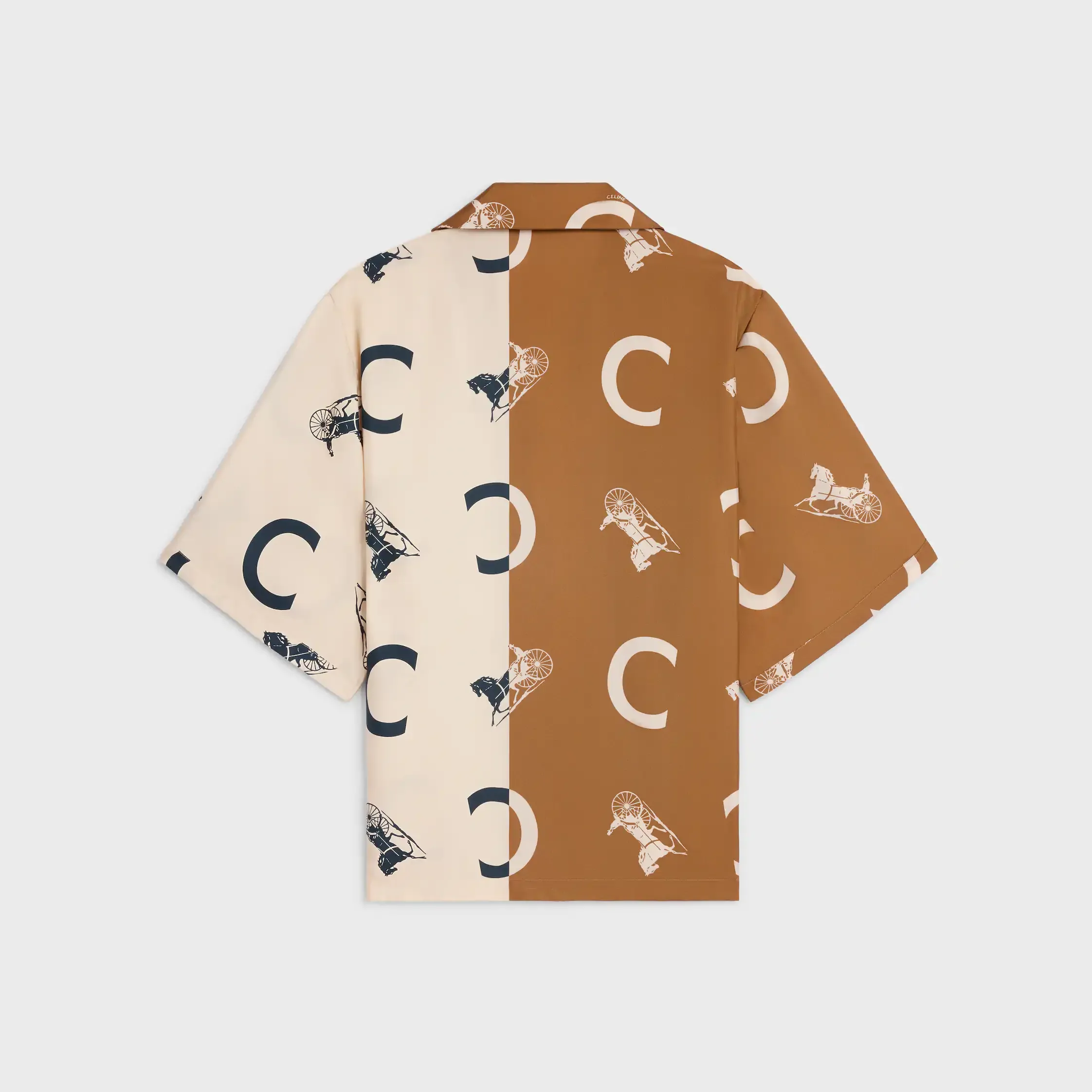 pyjama chemise en soie twill
