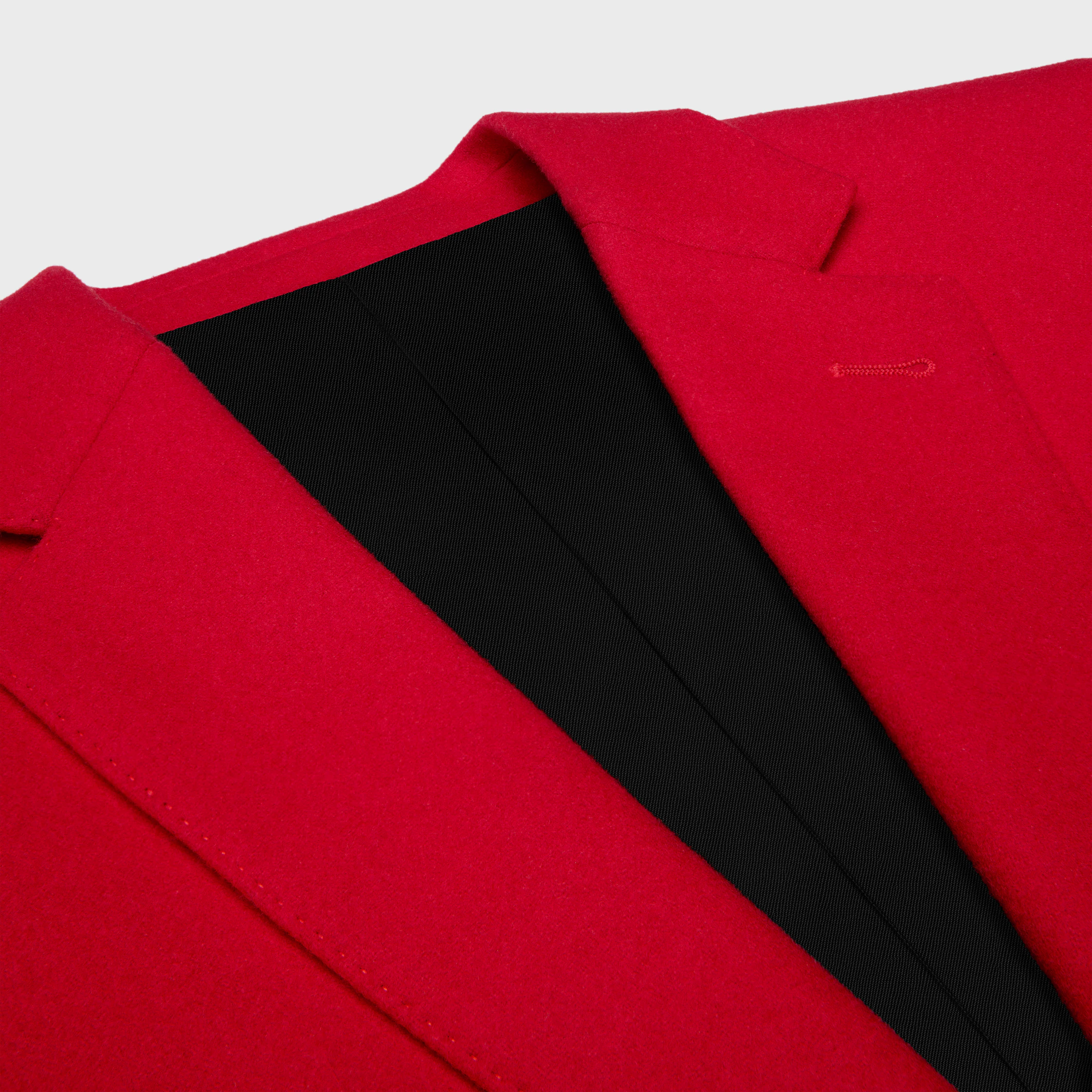 MANTEAU CLASSIQUE EN FLANELLE DE LAINES