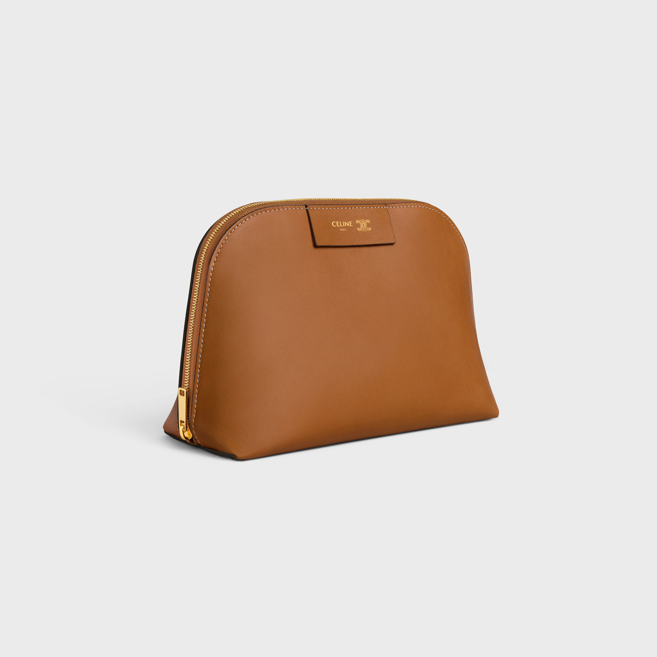 PETIT SAC À COSMÉTIQUES MOYEN EN VEAU LISSÉ