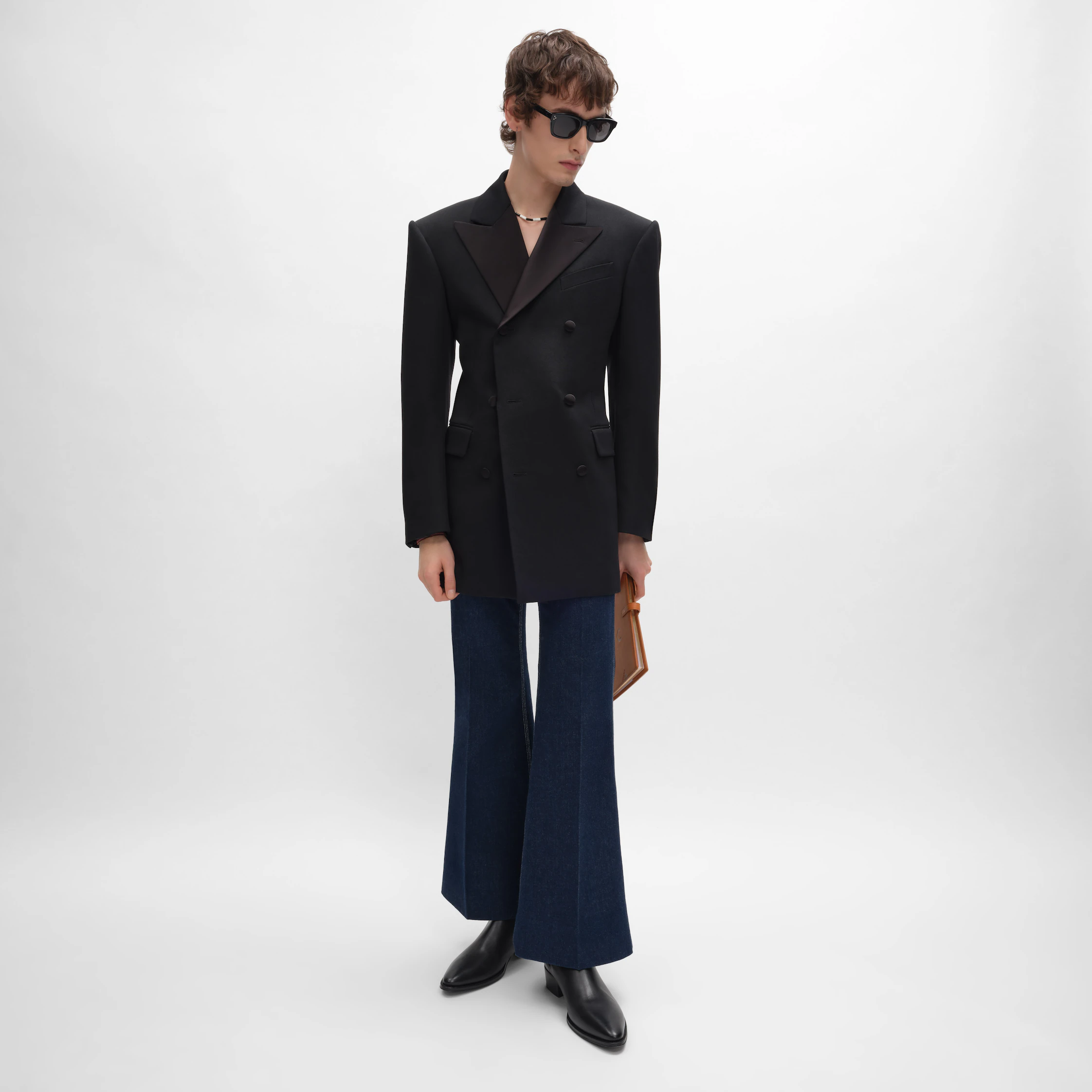 JEAN FLARE 003 EN DENIM INDIGO LÉGER
