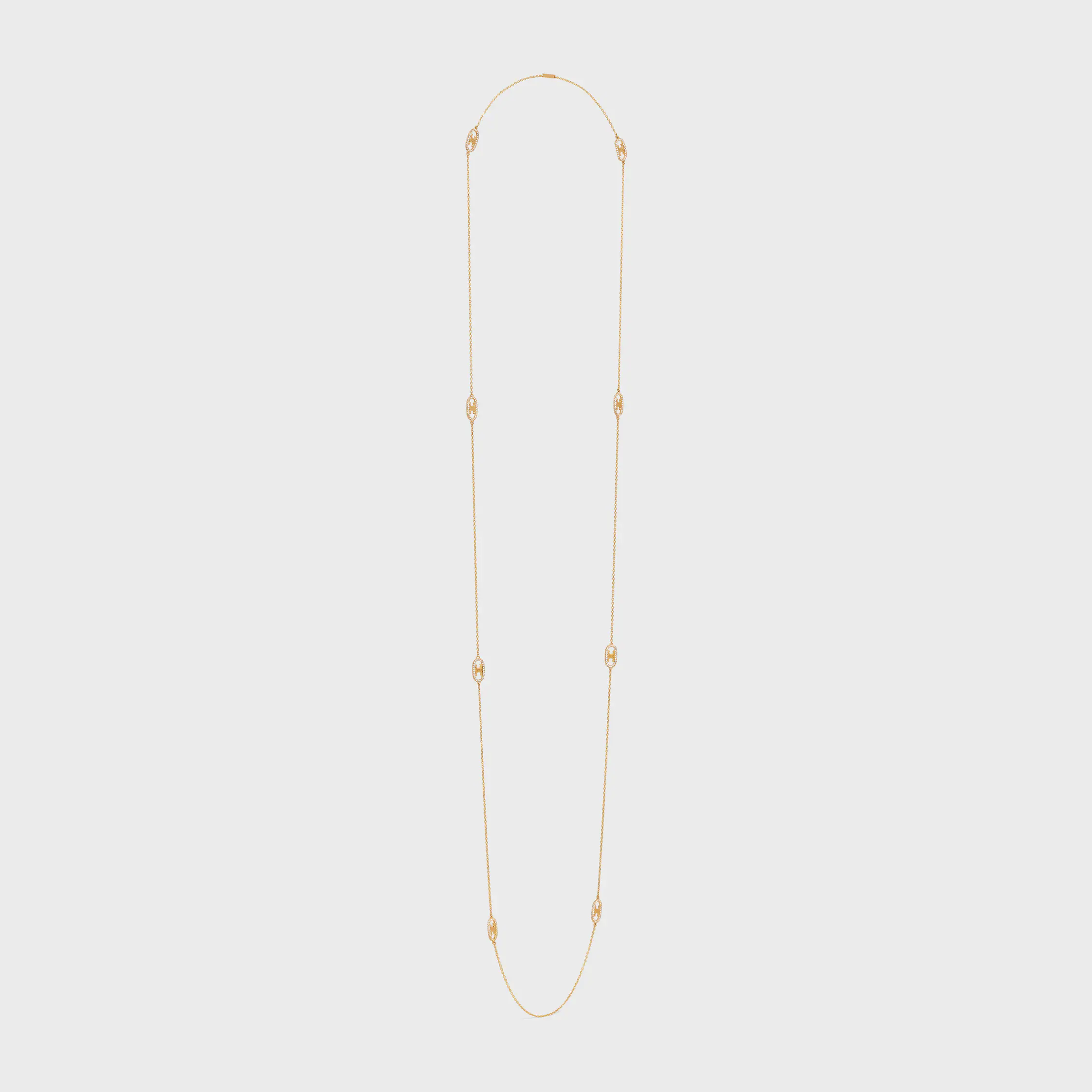 Collier Maillon Triomphe en or jaune et diamants