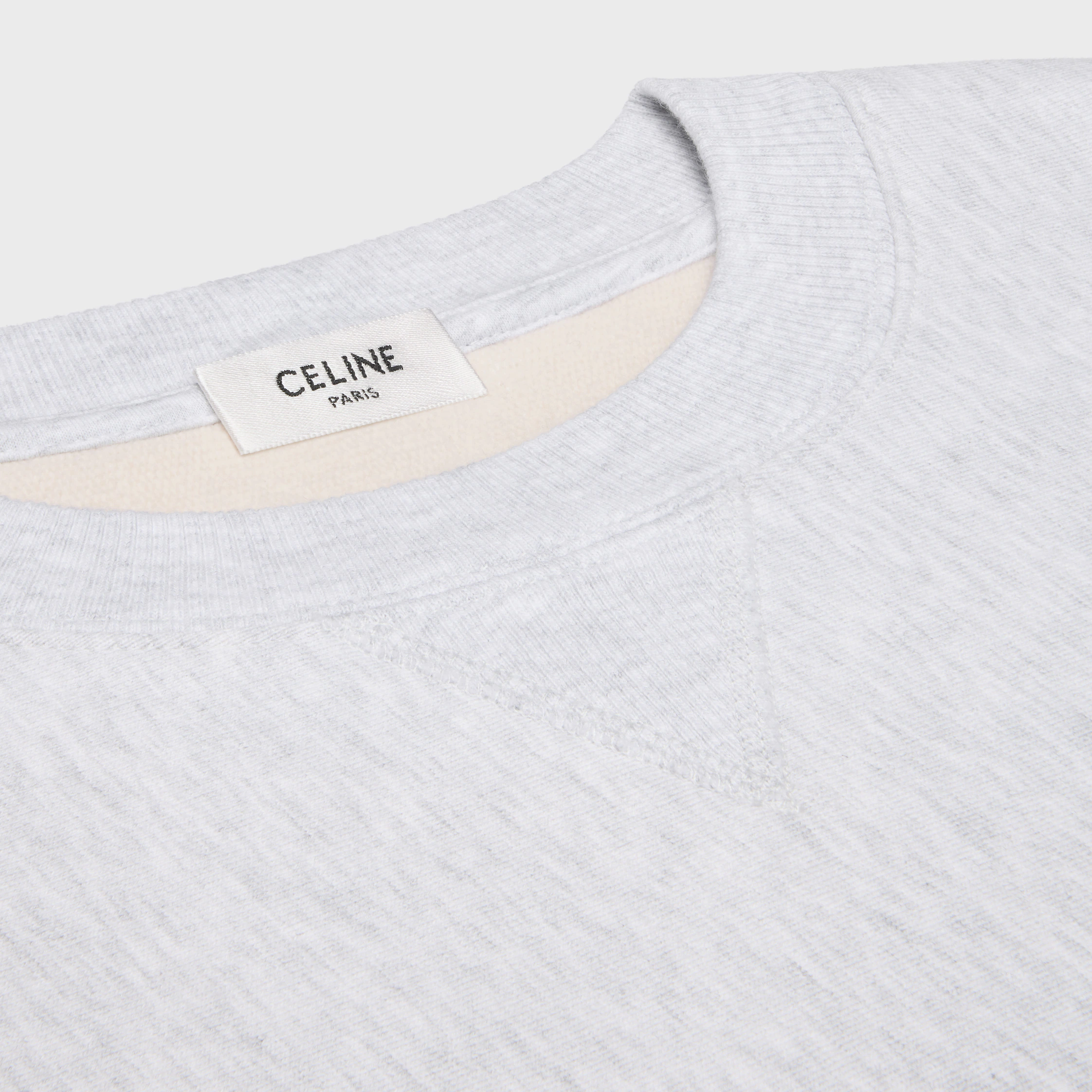sweatshirt en molleton de coton