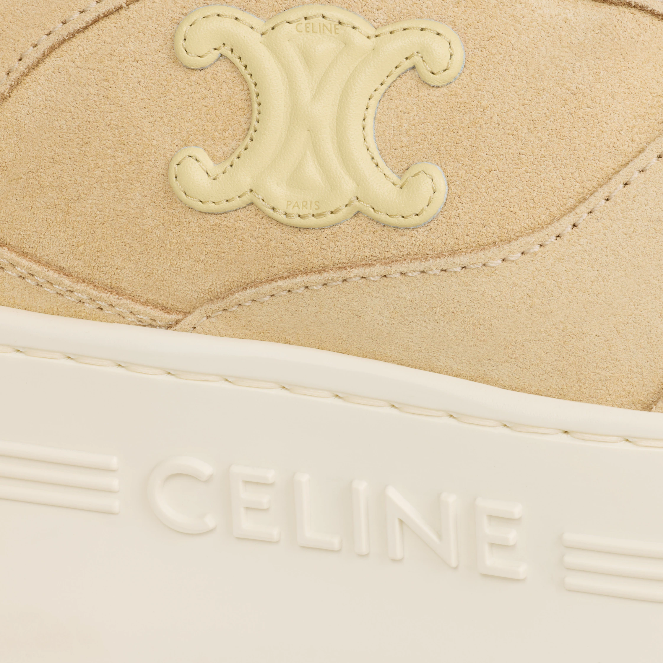 BLOCS CHAUSSURES DE TYPE SNEAKER EN CUIR DE VEAU ET CUIR DE VEAU