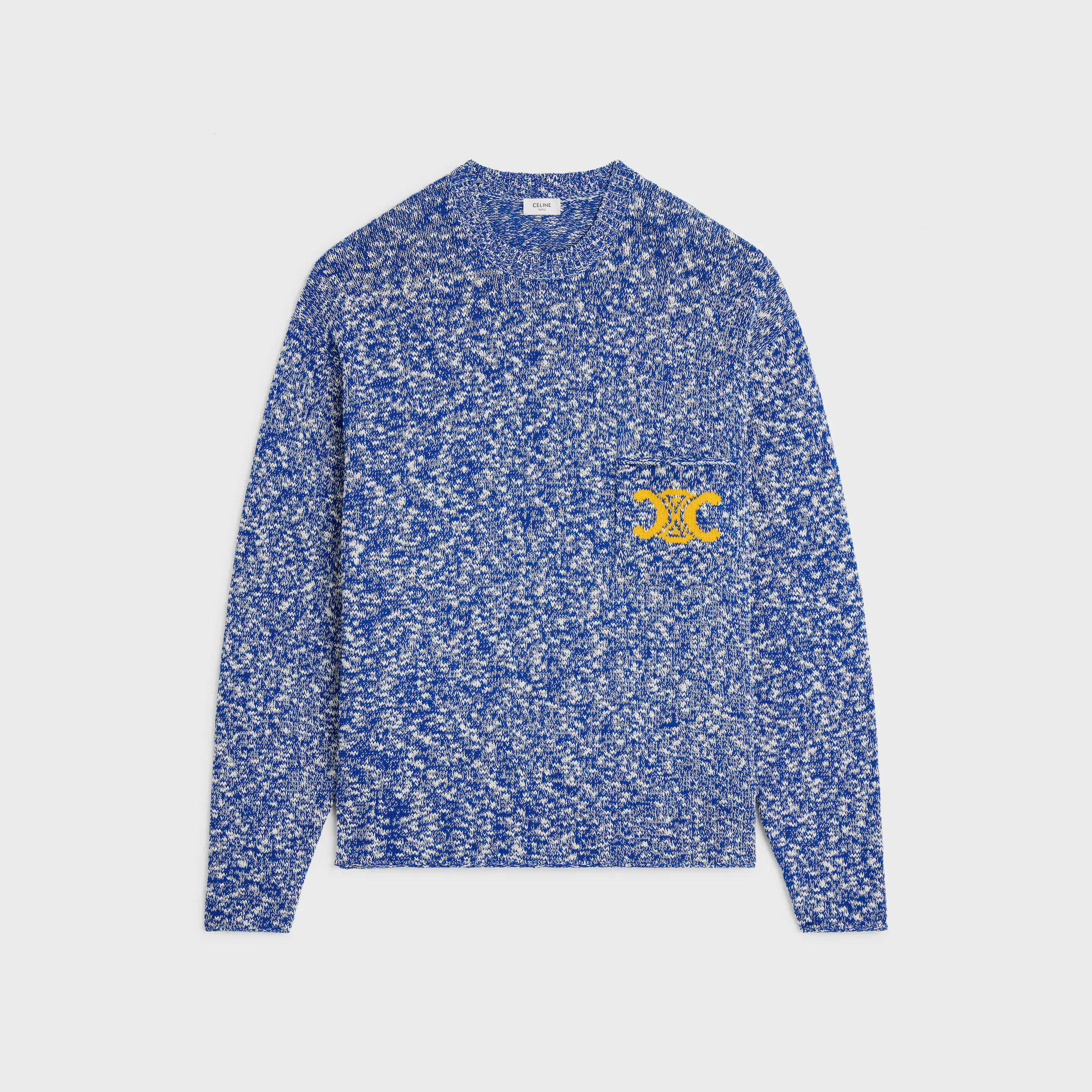 pull-over oversize en coton mouliné