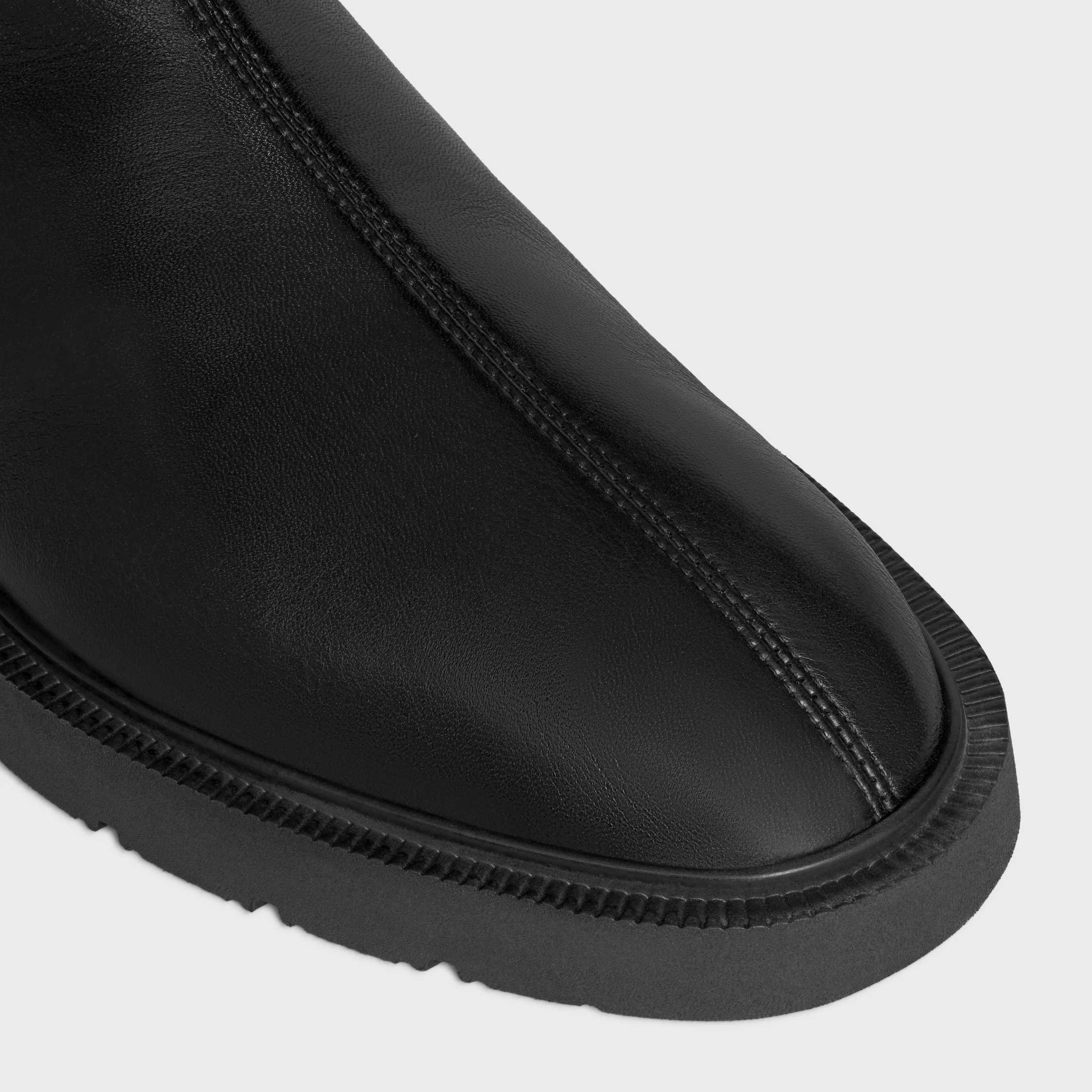 FLOW - BOTTE À FERMETURE ÉCLIPSE EN PEAU DE MOUTON EXTENSIBLE