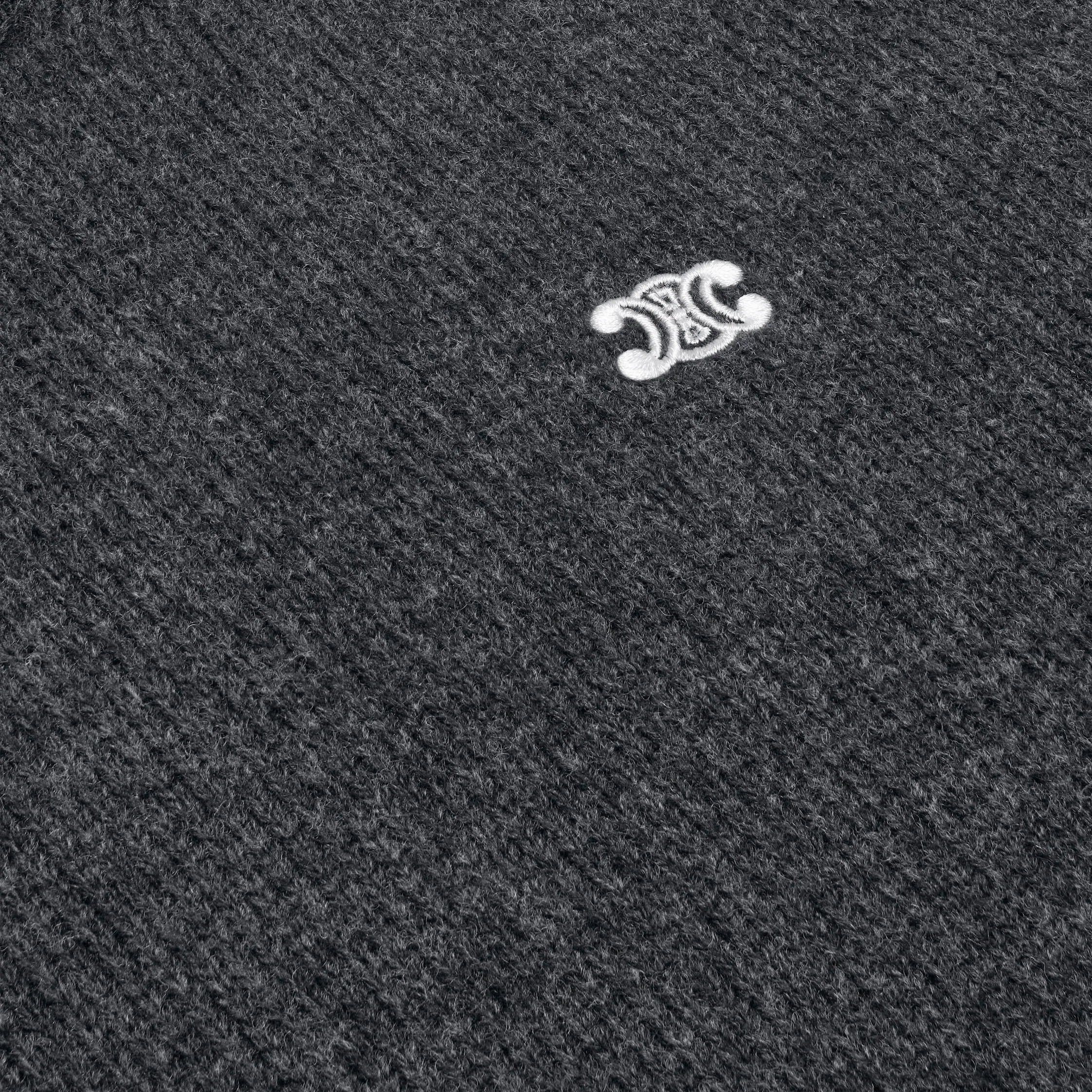 pull-over col rond triomphe en laine et cachemire