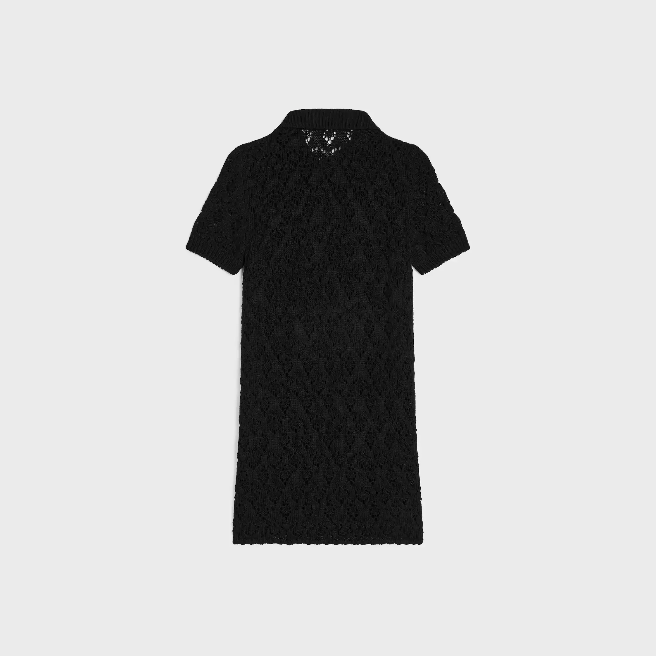 robe mini en coton pointelle