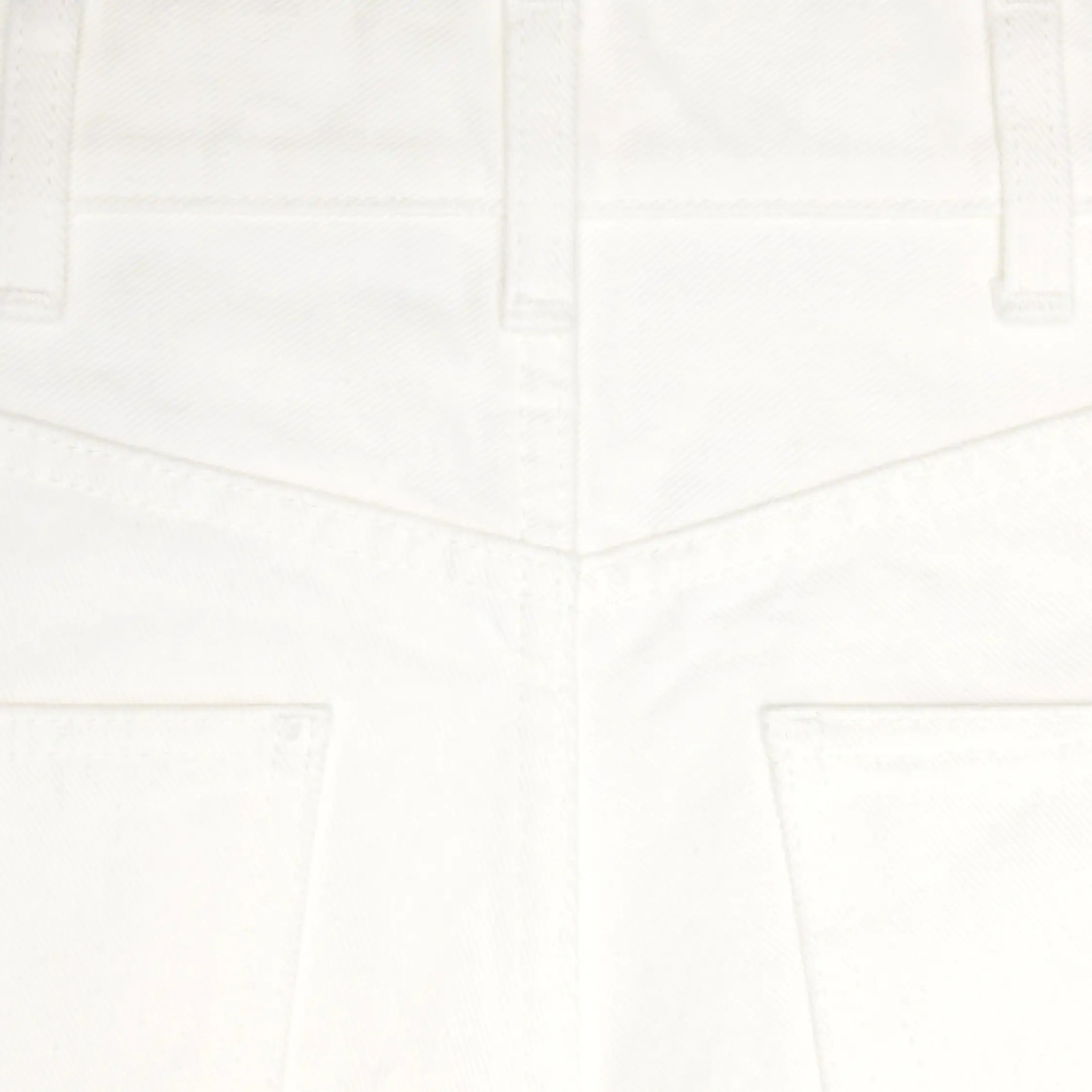 Jean flare Jane en denim blanc optique