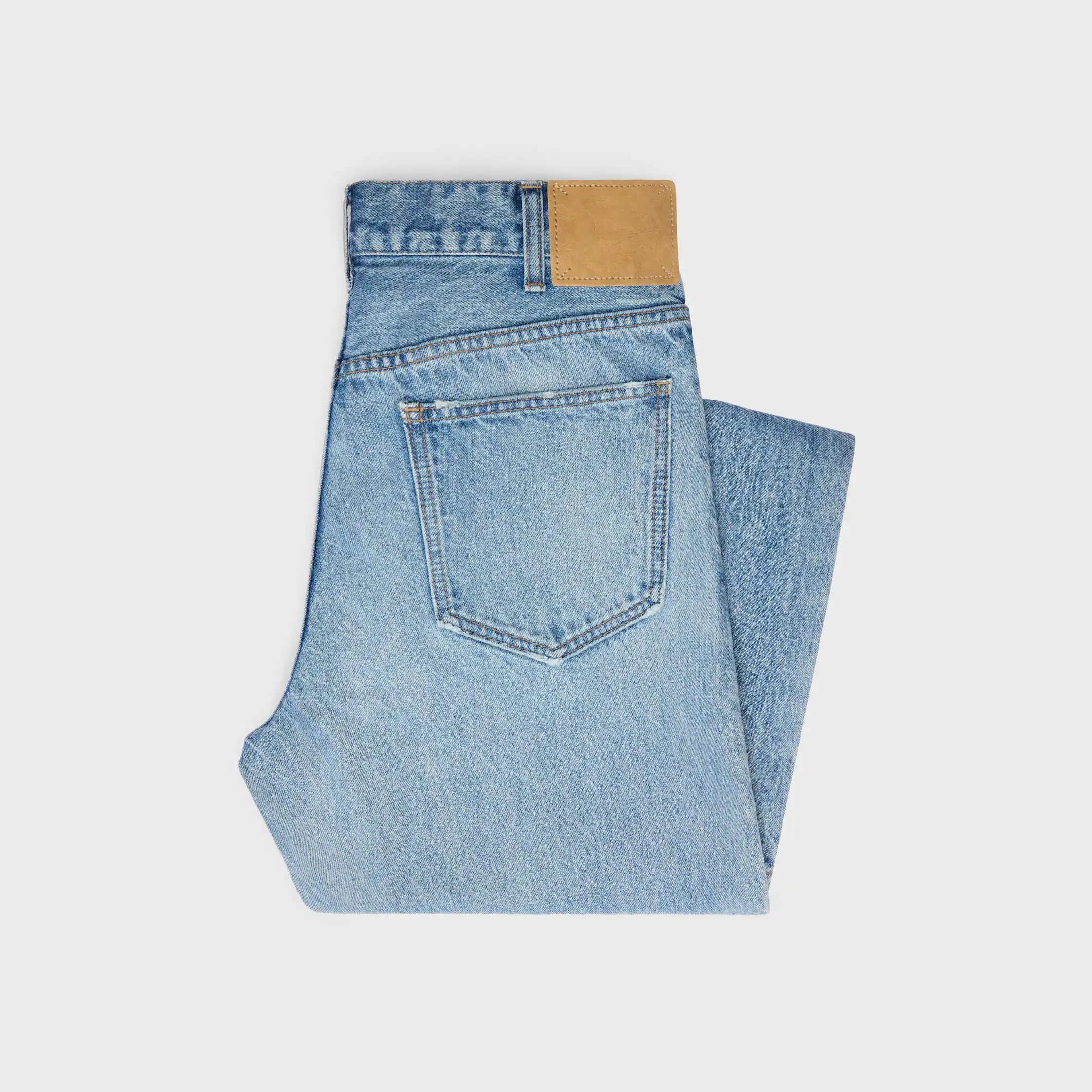jeans jolene en denim lavage bleu doré