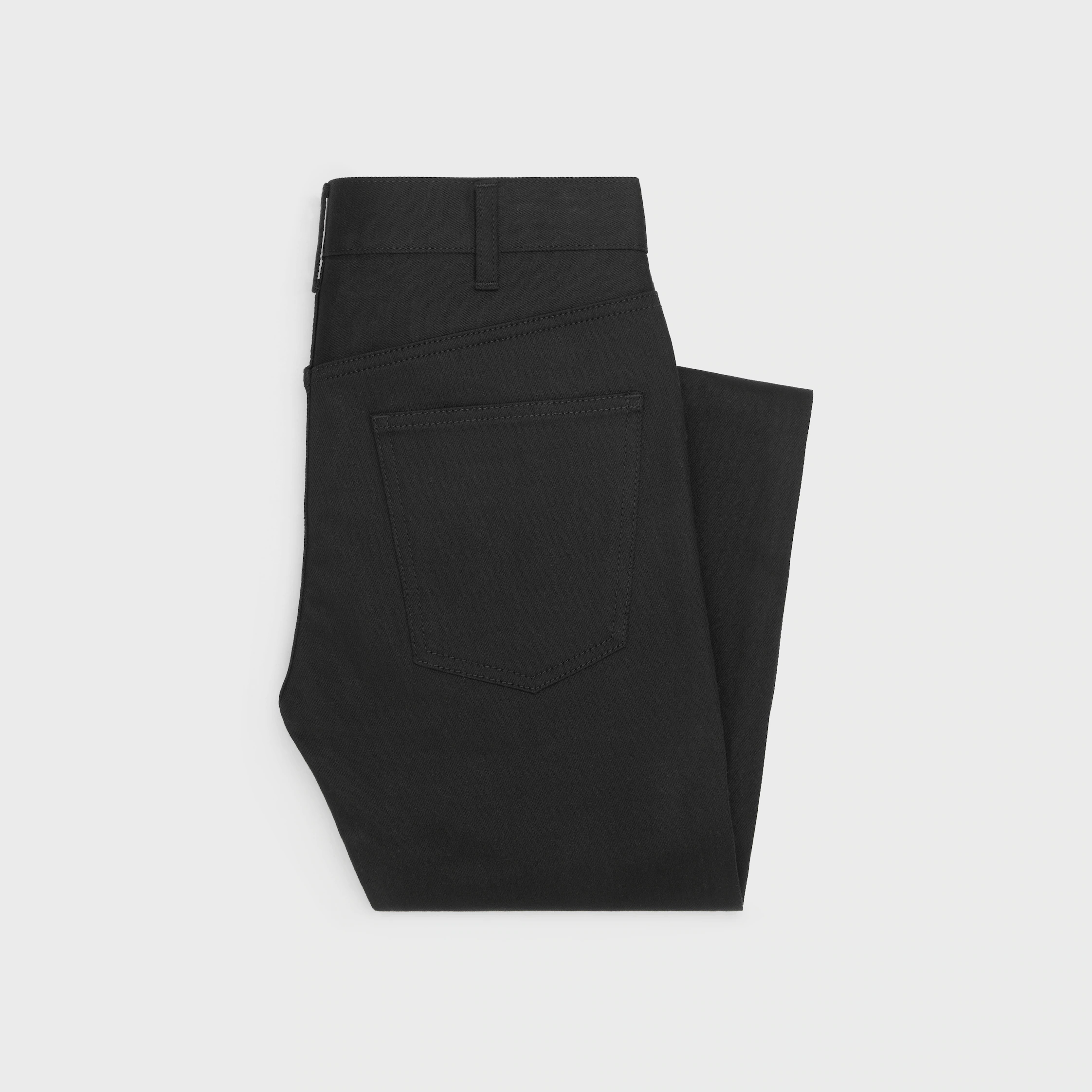 jeans skinny en denim noir pur vintage