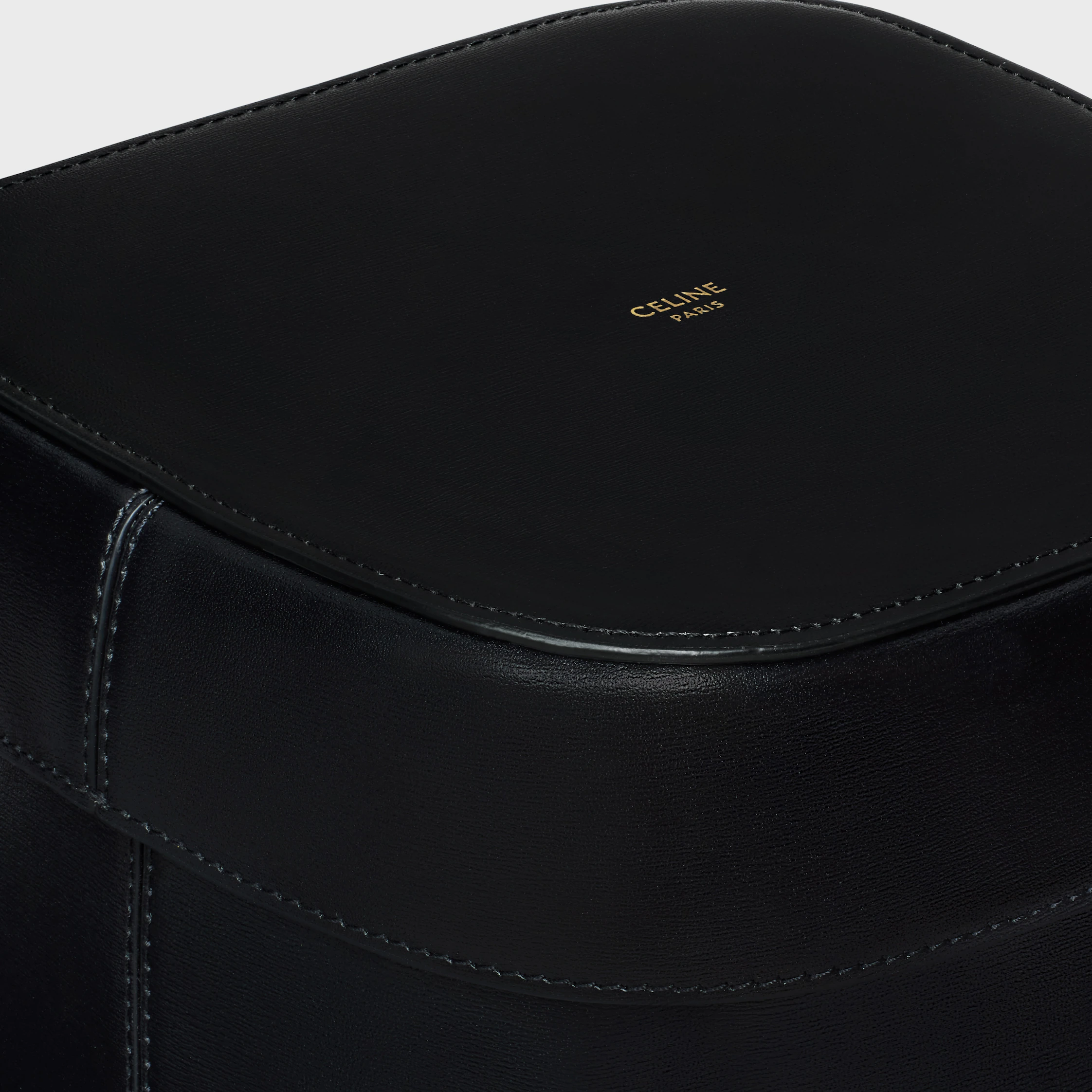 Grand coffret en cuir de veau brillant