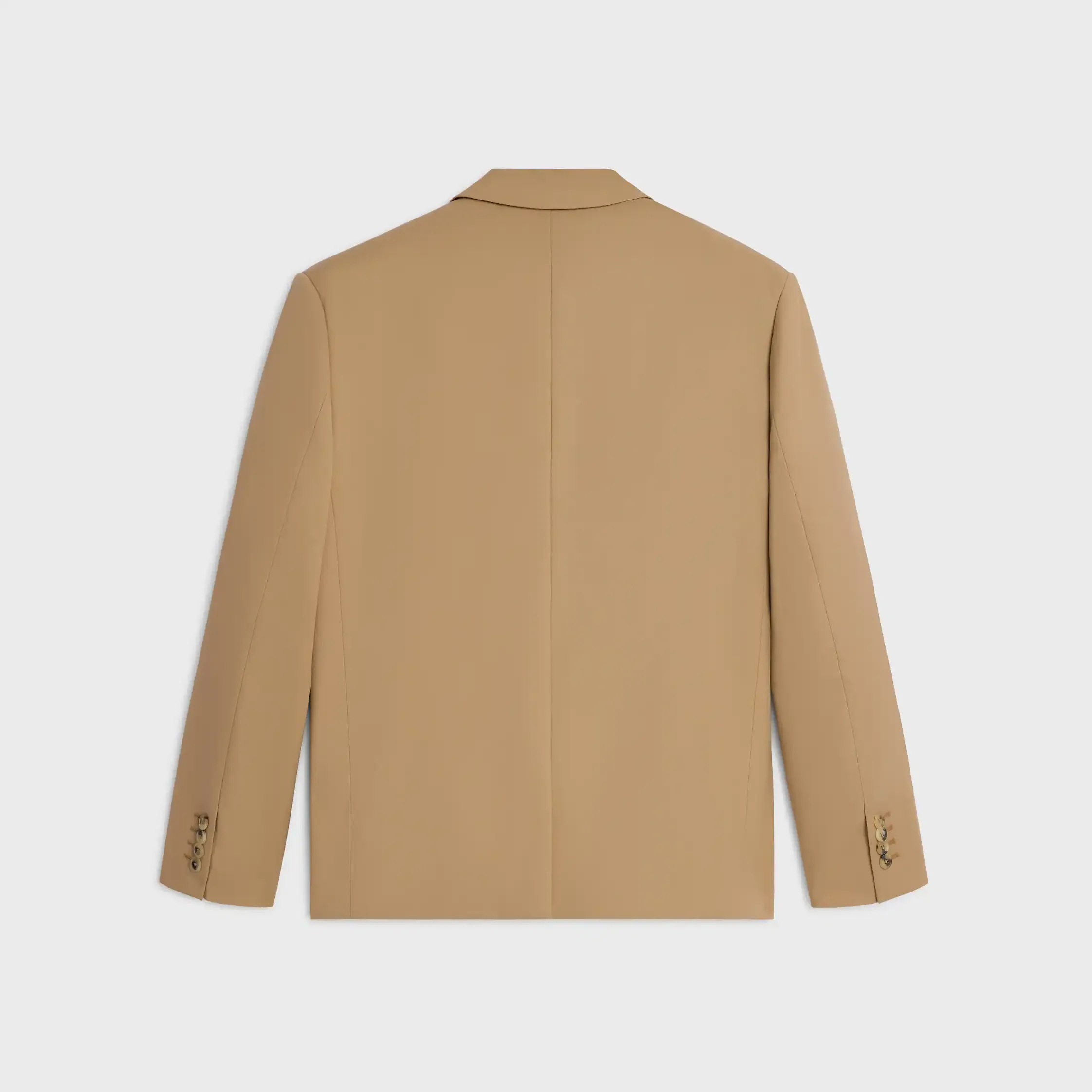 veste sur mesure en gabardine de laine élastique