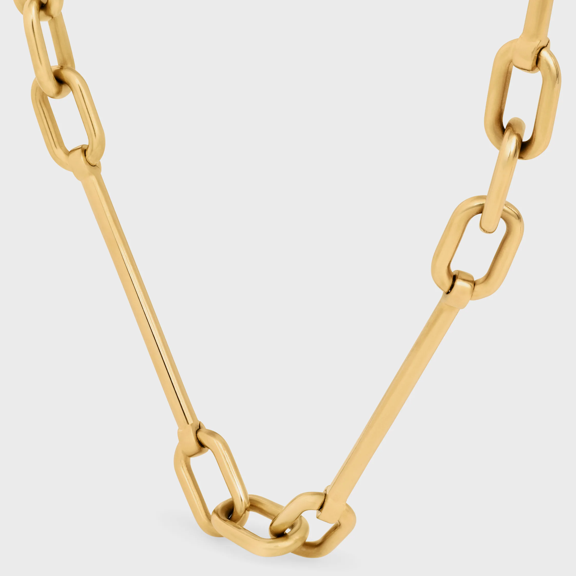 COLLIER À CHARMES EN LAiton FINI OR