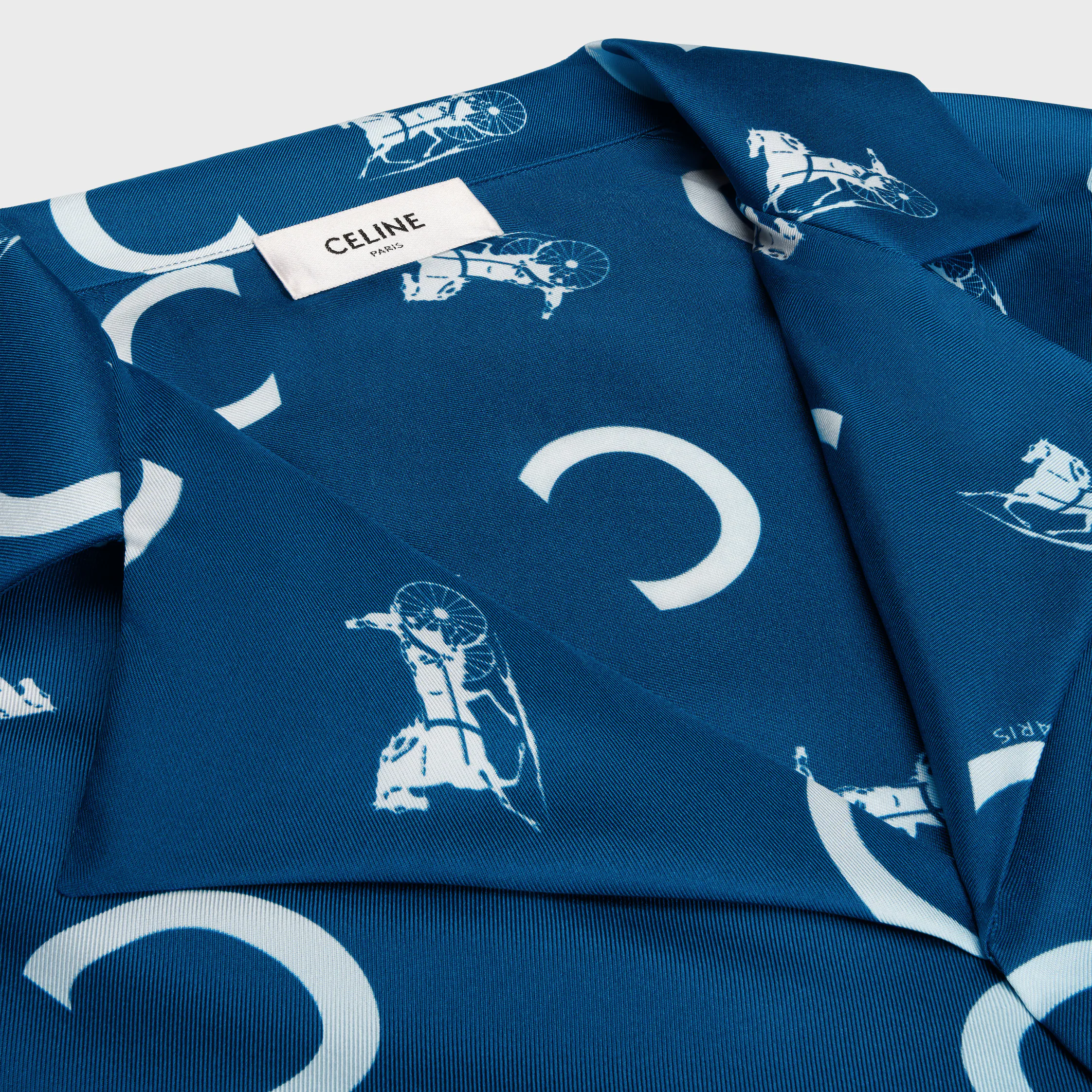 chemise scout EN TISSU SOIE