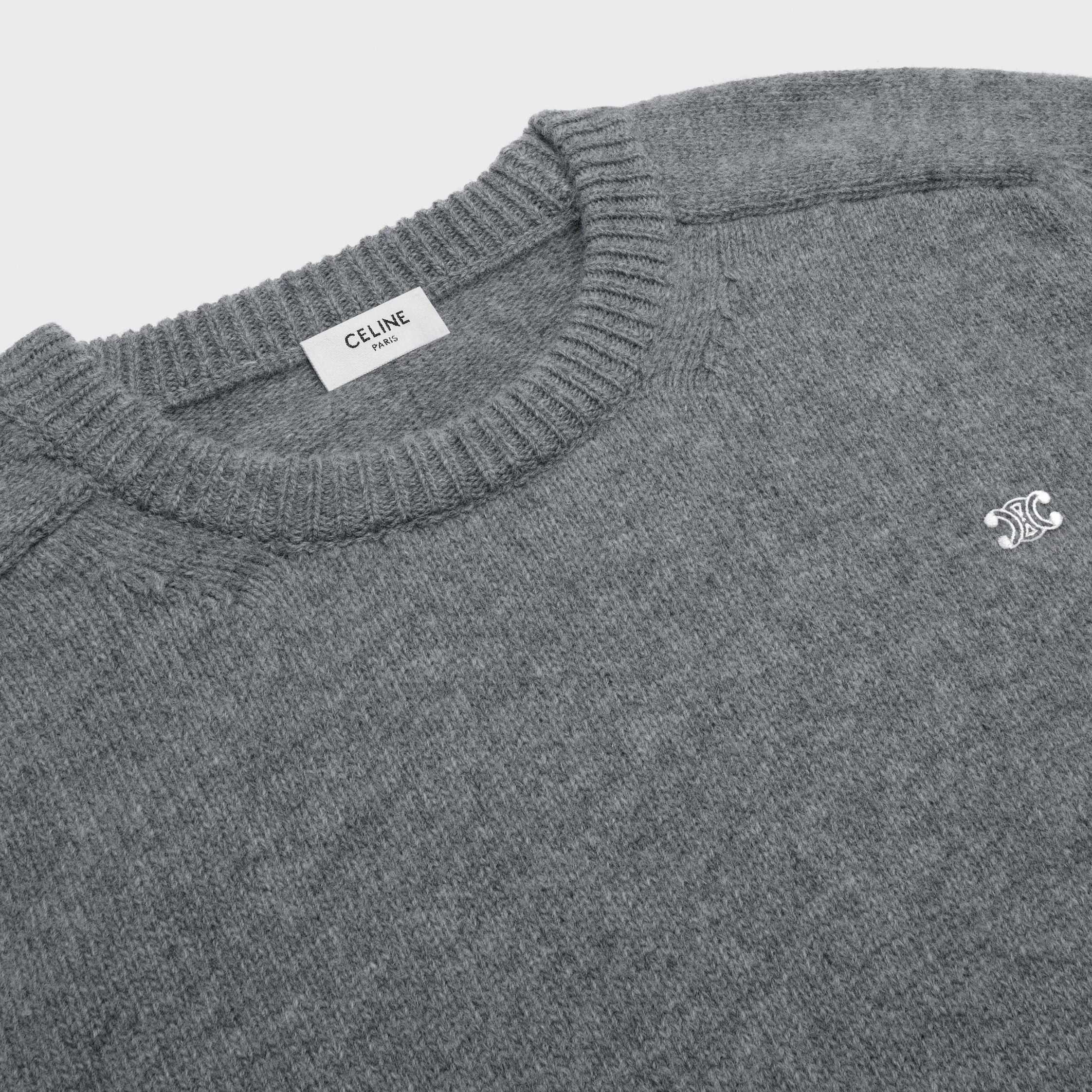 pull col rond triomphe en laine et cachemire