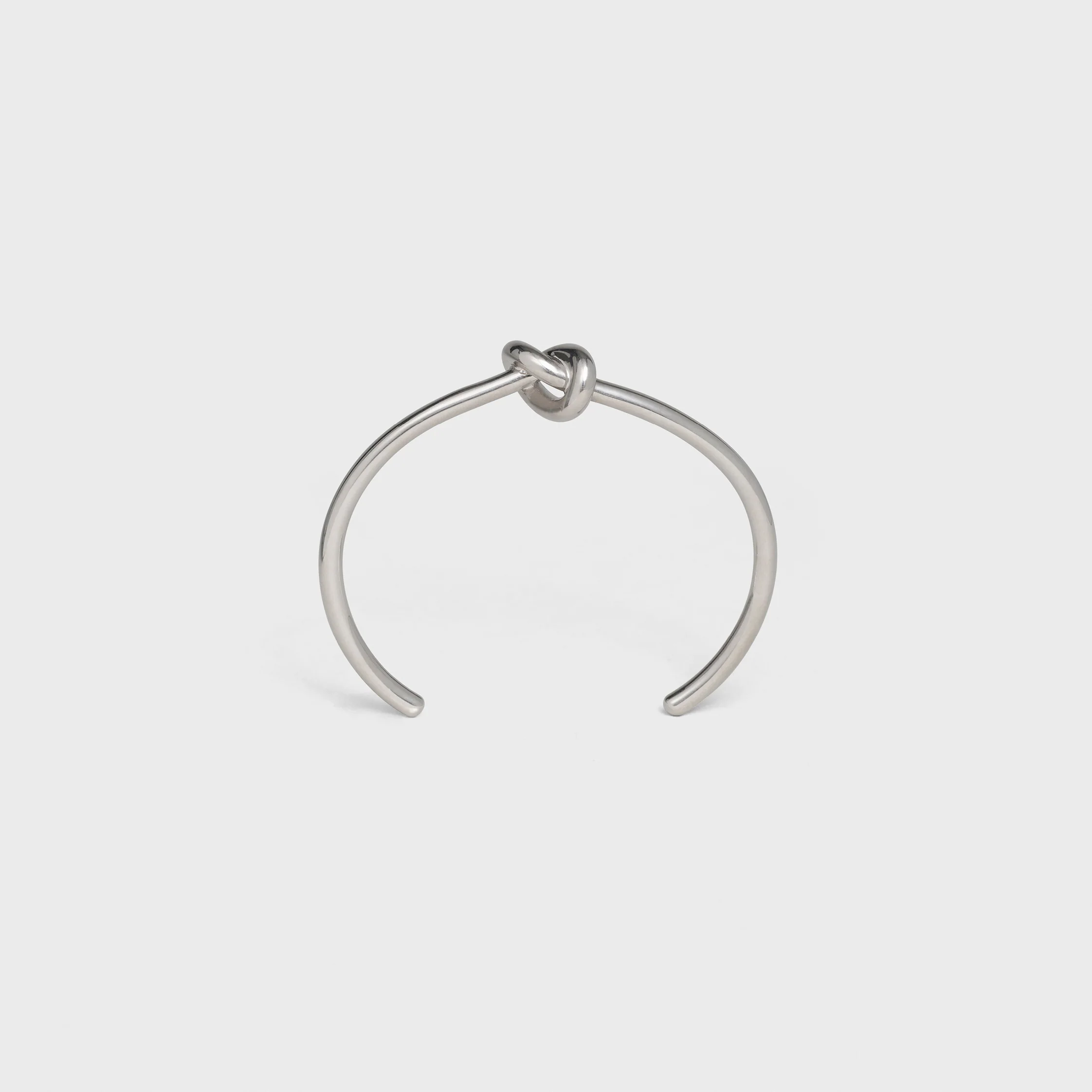 Bracelet extra-fin en laiton avec finition rhodié