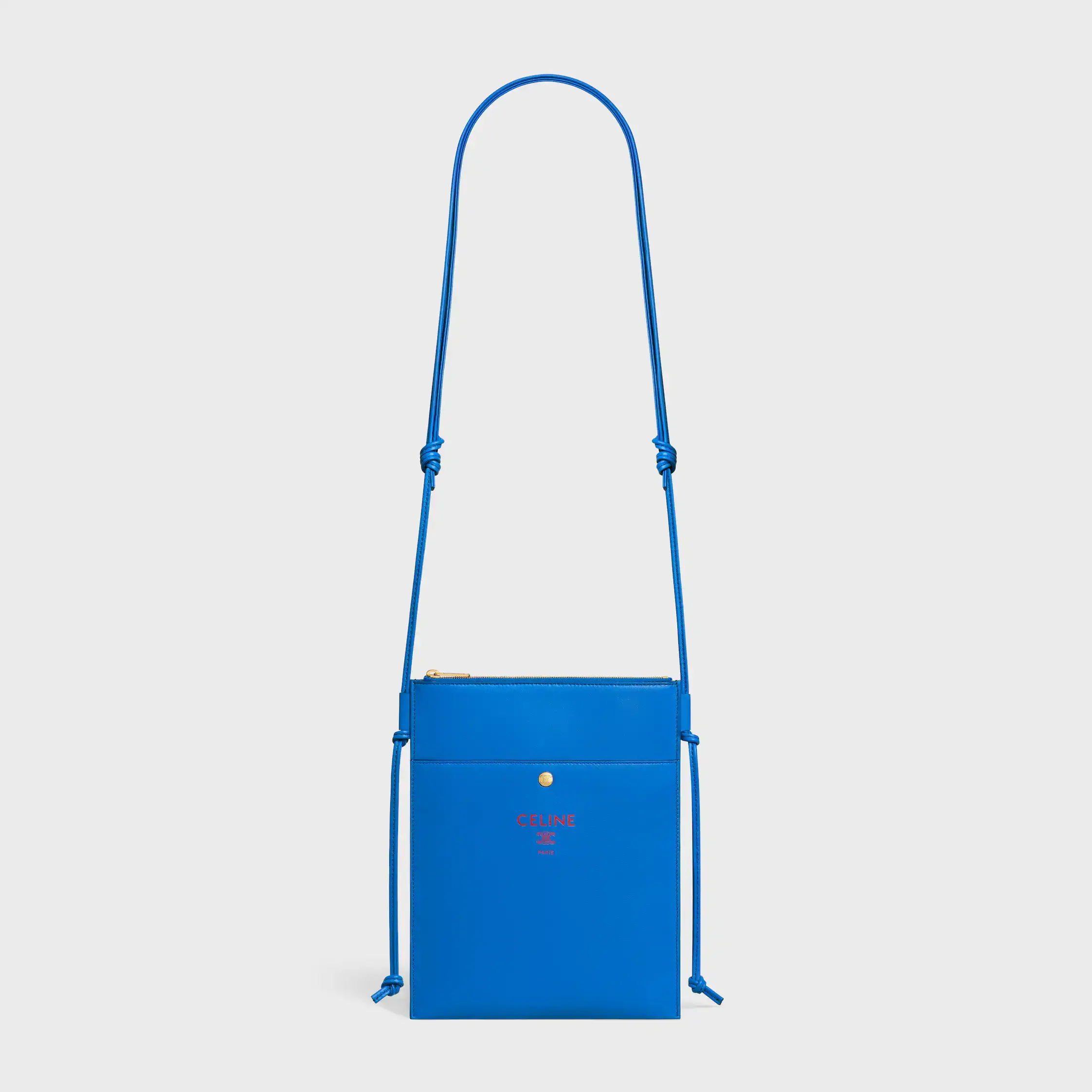 POCHETTE SHARP EN PEAU DE MOUTON LISSÉE