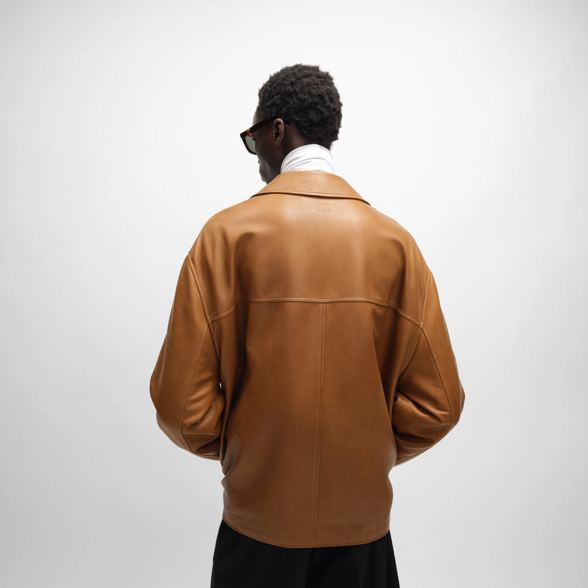 Veste en peau de mouton plongée