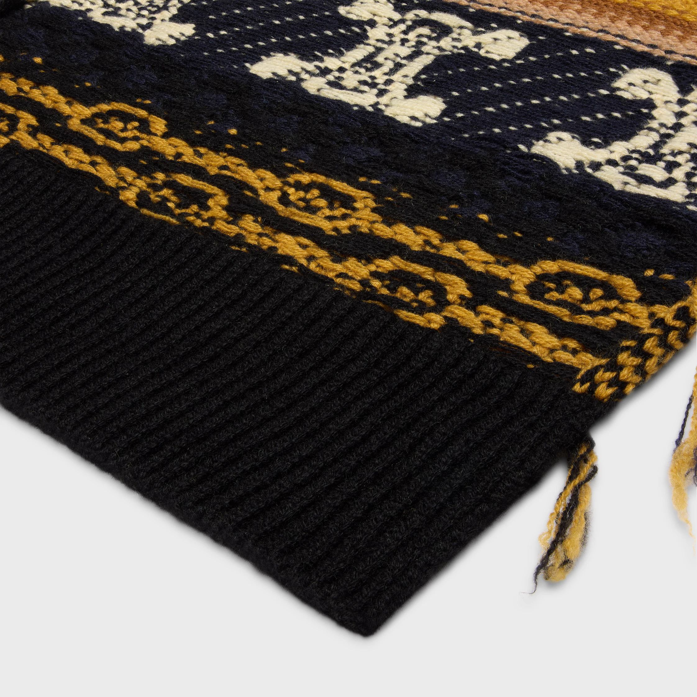 écharpe IN jacquard cachemire