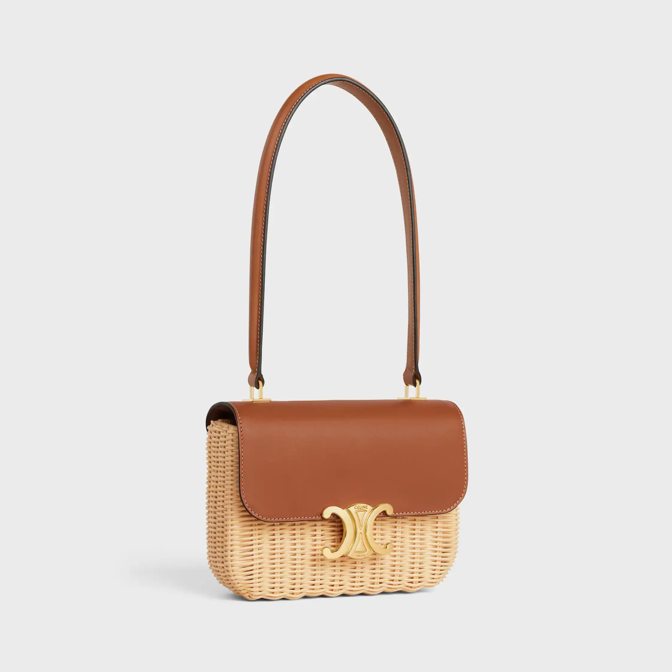 SAC TEEN GARANCE EN PANIER ET VEAU NATURAL