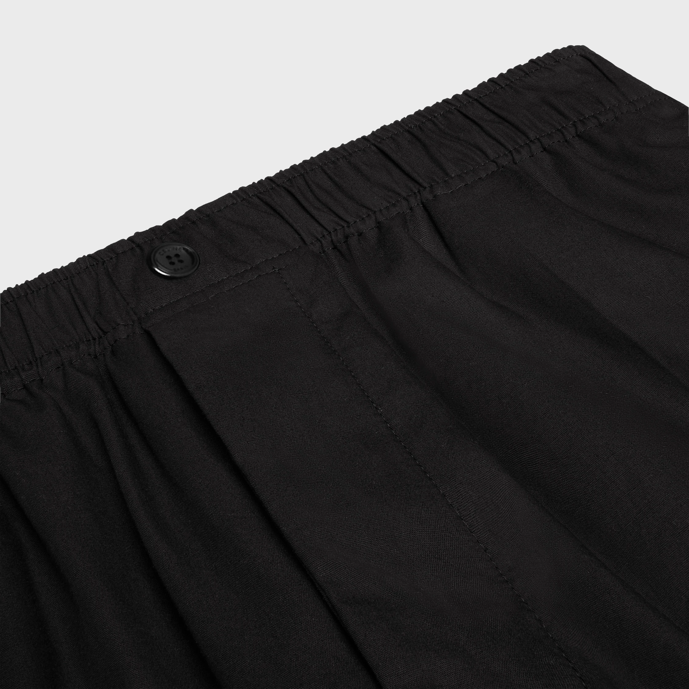 Pantalon en tissu coton et lin