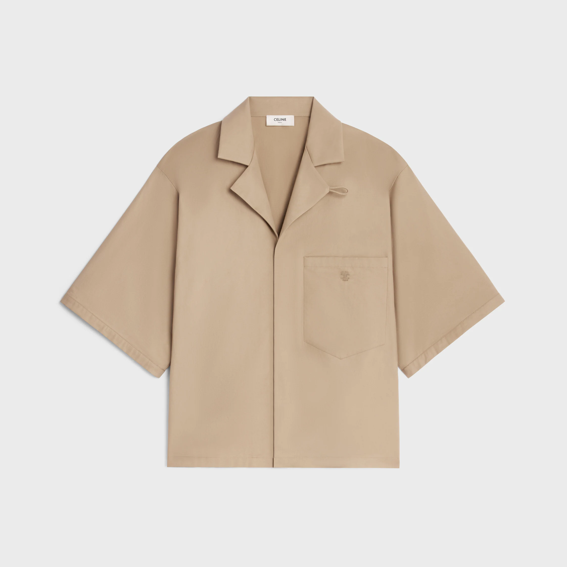 CHEMISE SCOUT EN GABARDINE DE COTON CLAIR