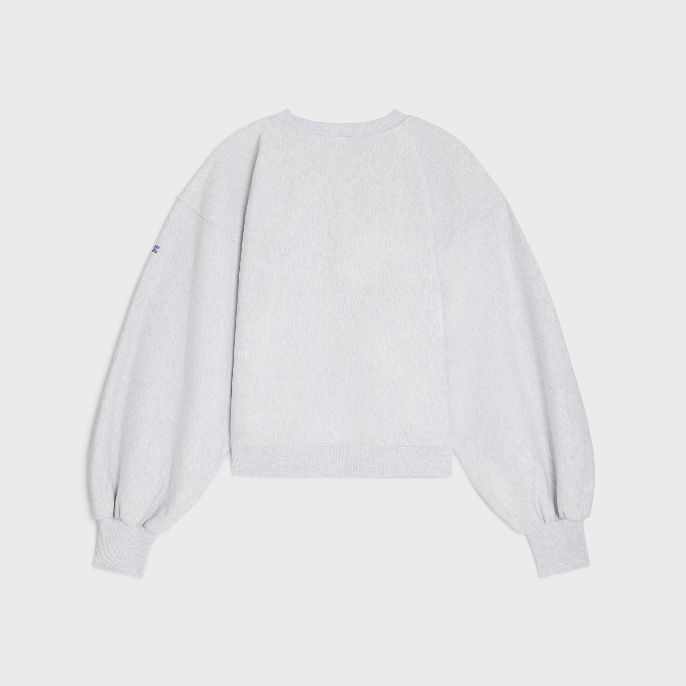 pull-over oversize en molleton de coton