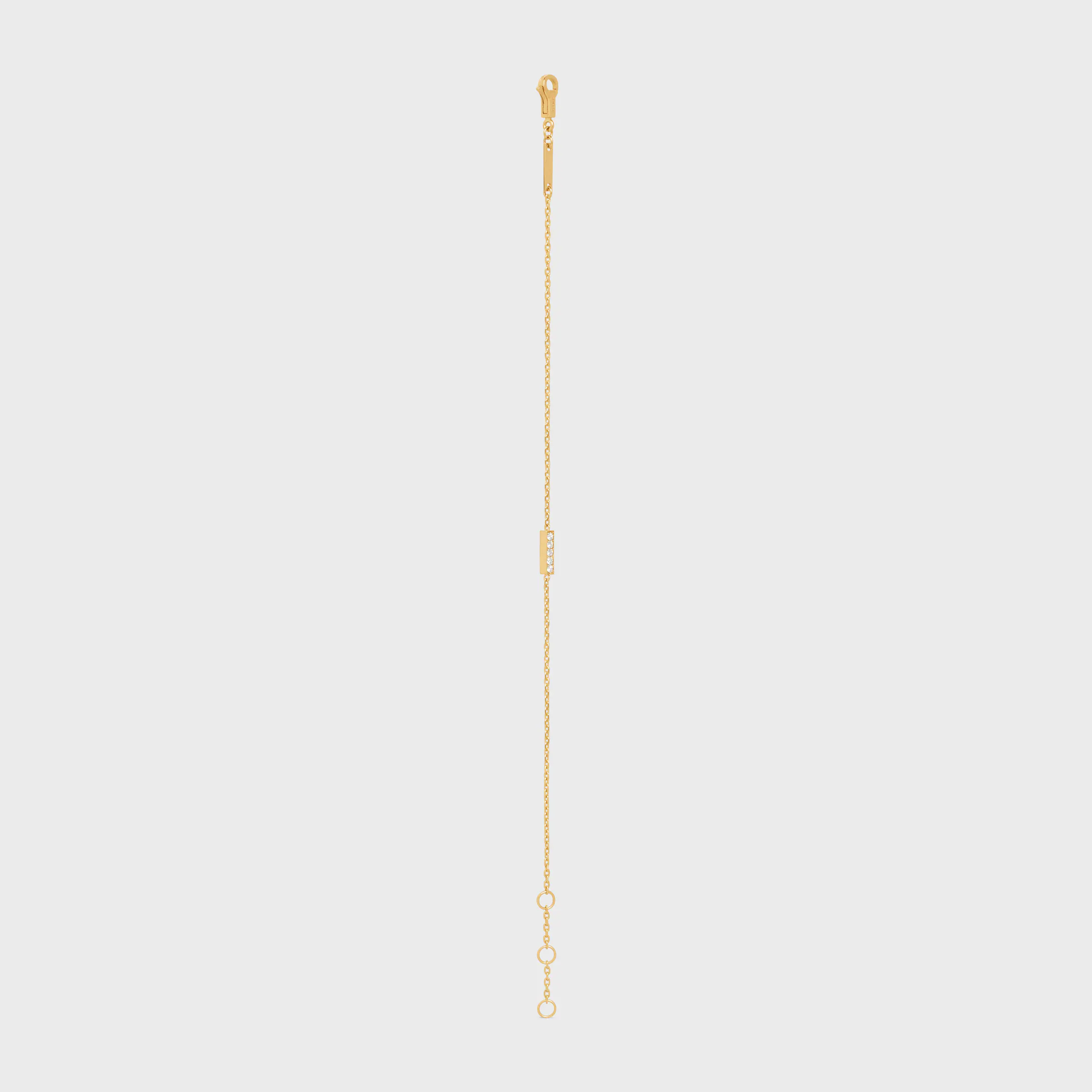 Bracelet Celine Line en or jaune et diamants