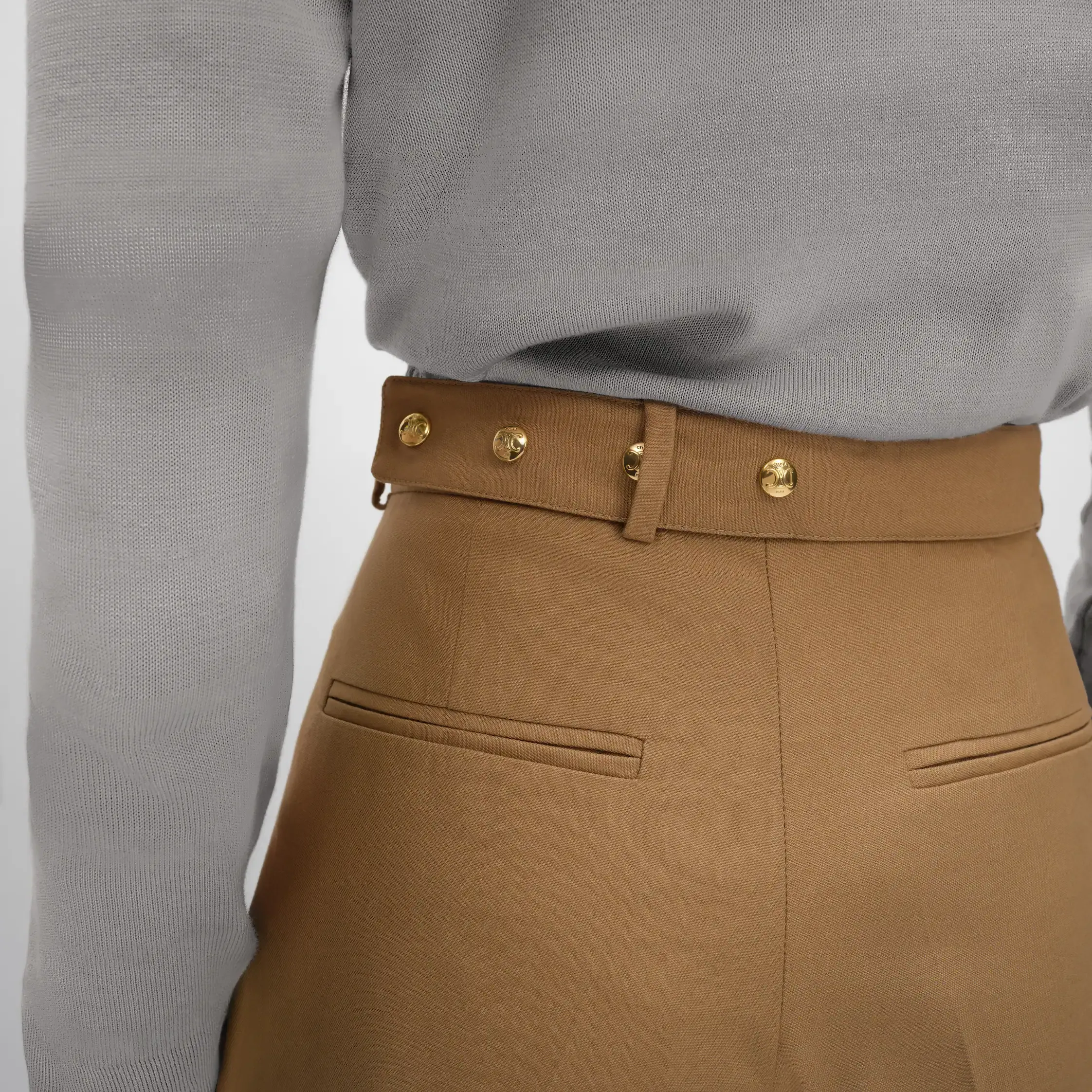pantalon docks en toile de coton