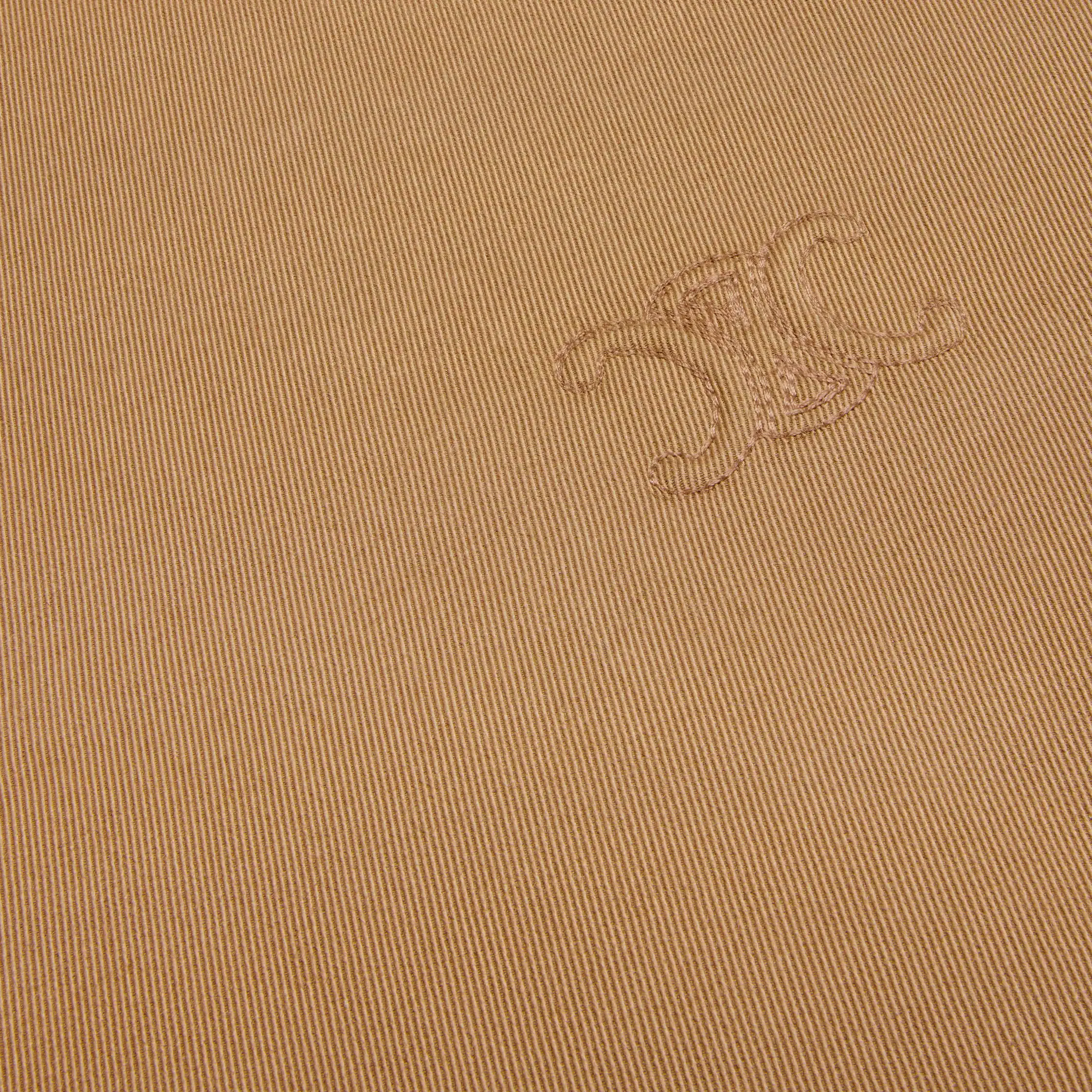 Veste en gabardine de coton et laine