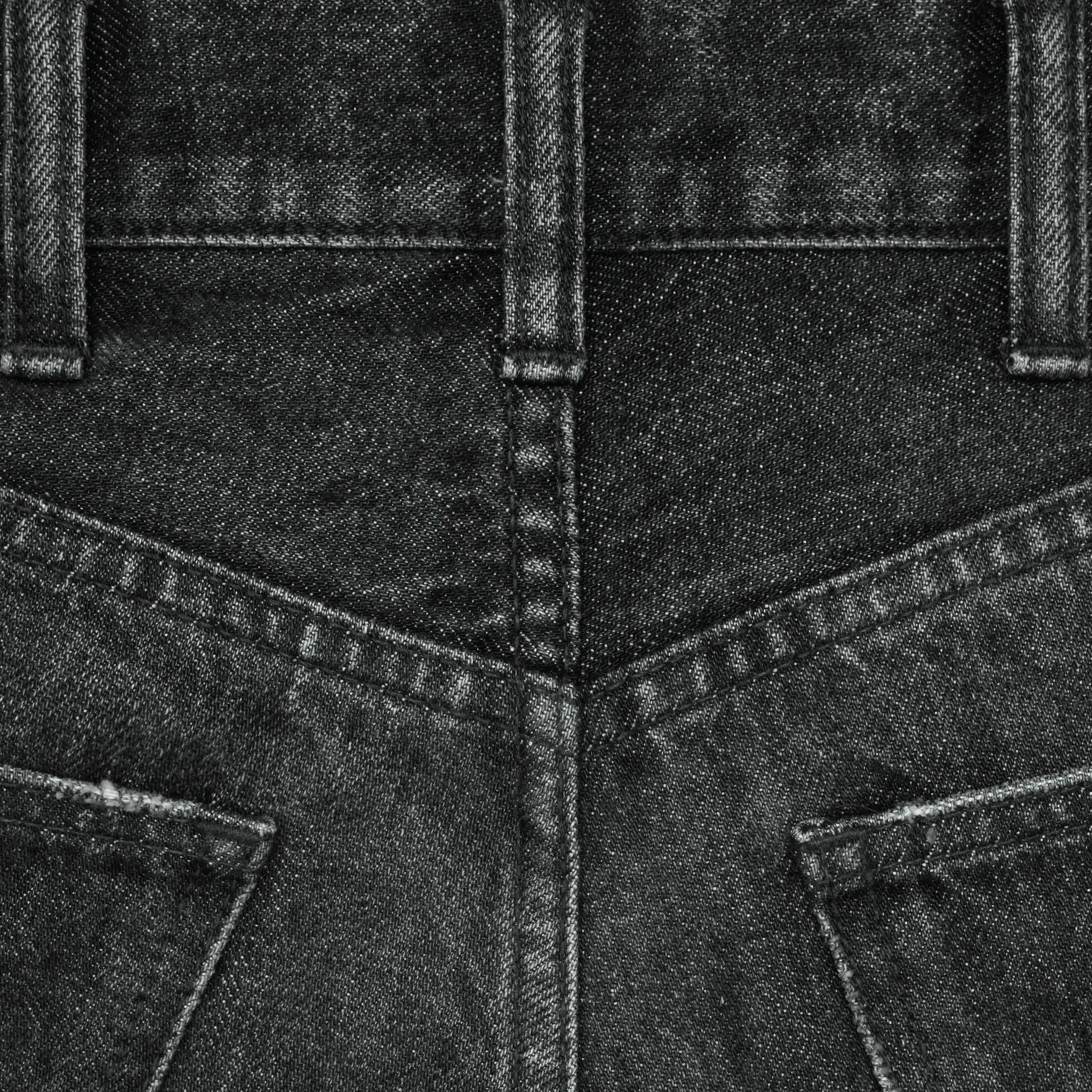 jeans surf évasés en denim noir ice rinse