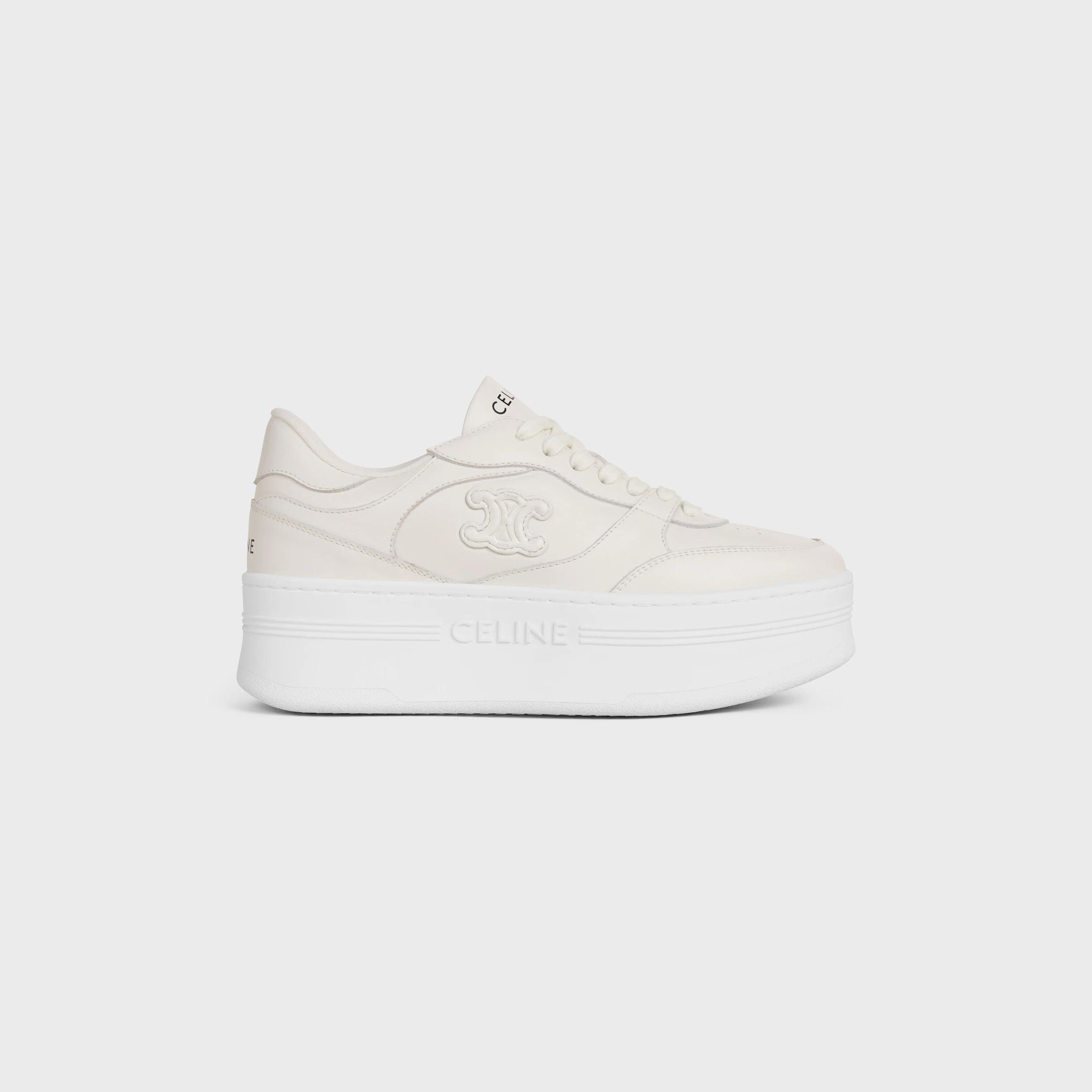 BLOCS DE CHAUSSURES DE TYPE SNEAKER EN VEAU