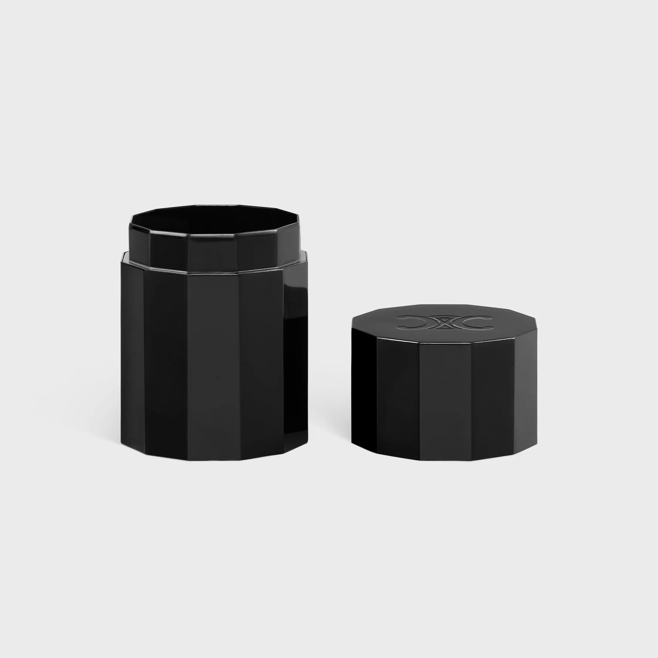 pot de coton-tige en aluminium