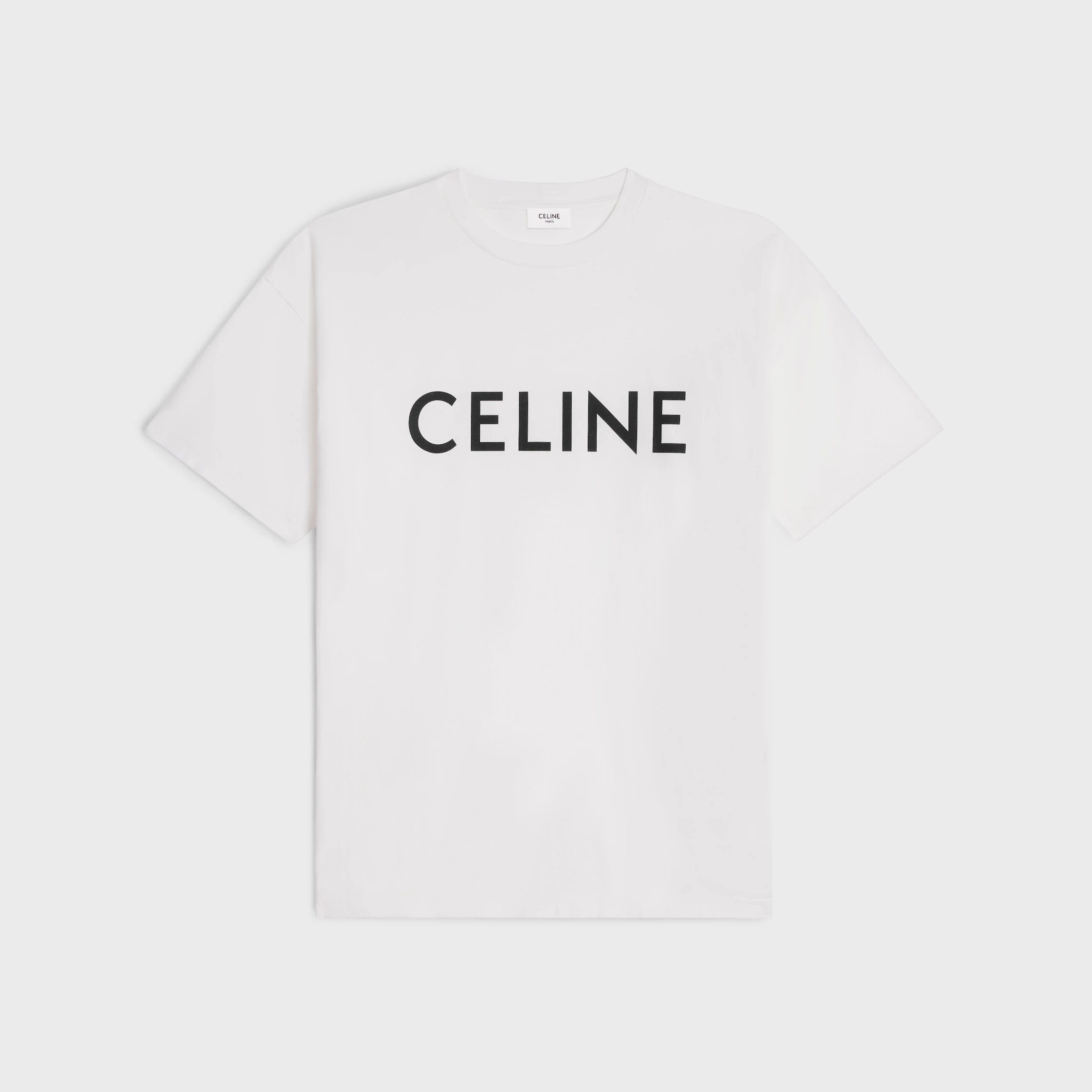 T-SHIRT DÉSTRUCTURÉ CELINE EN COTON JERSEY