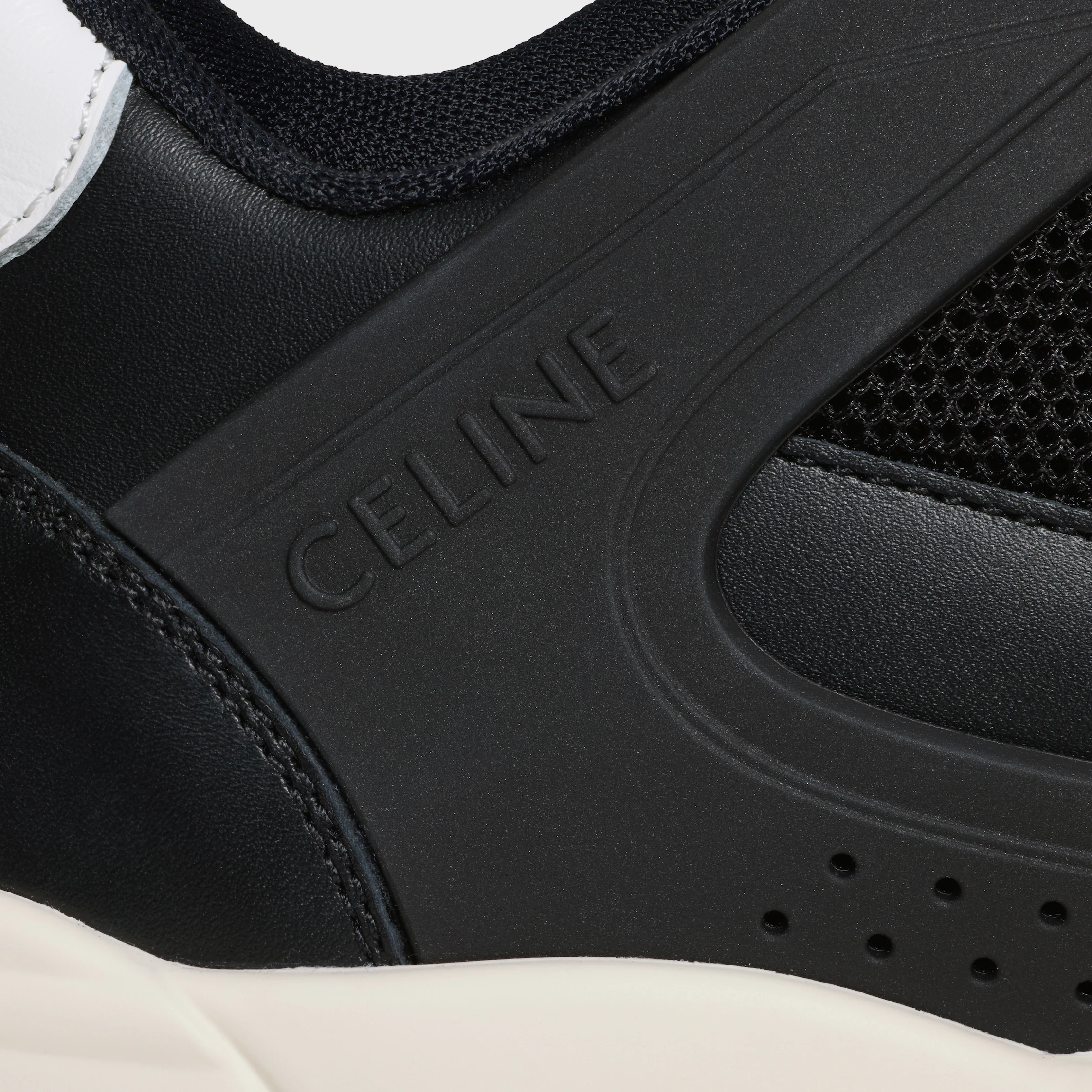 SNEAKER TRAINER CT-09 EN VEAU ET MAILLE