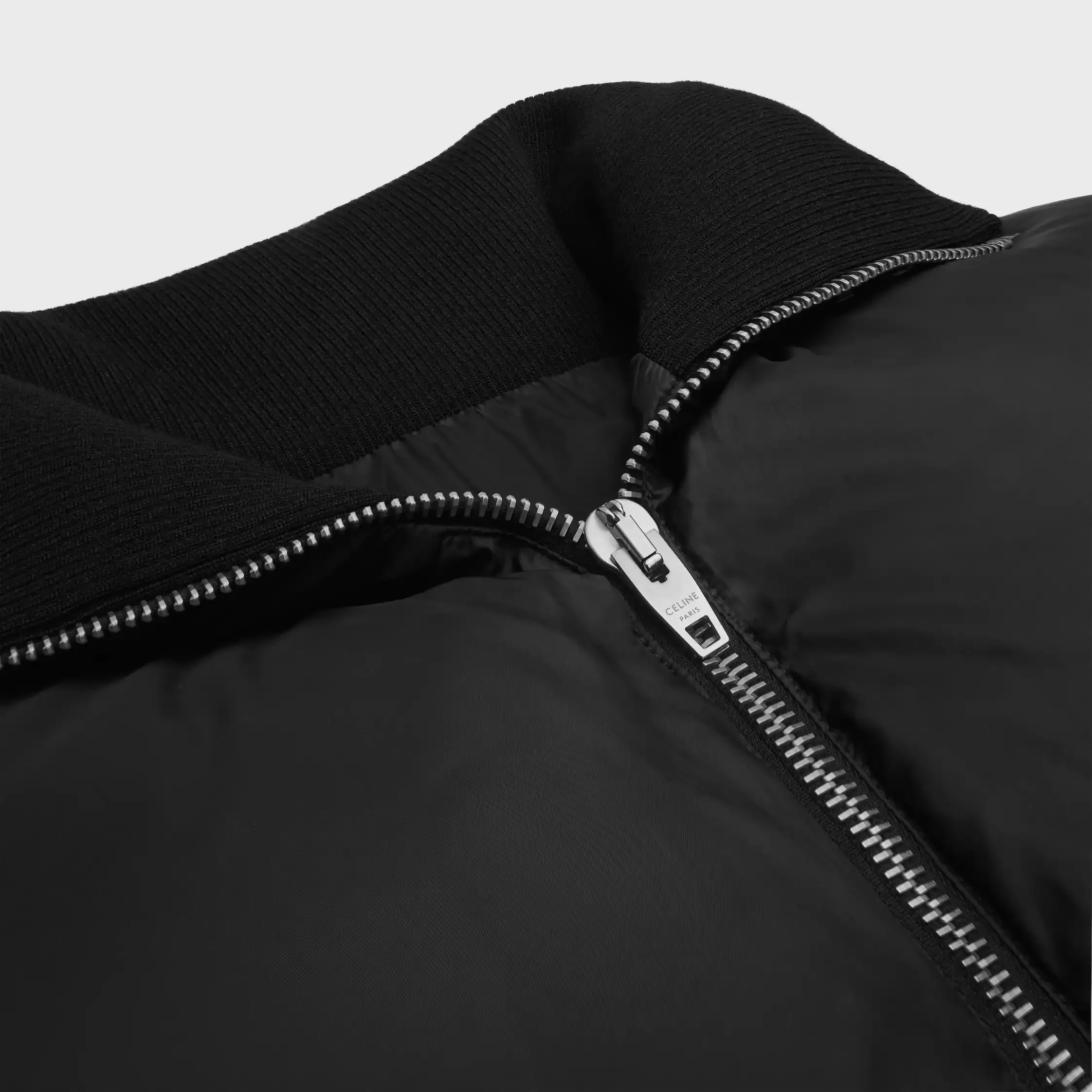 longue veste gonflante en nylon léger