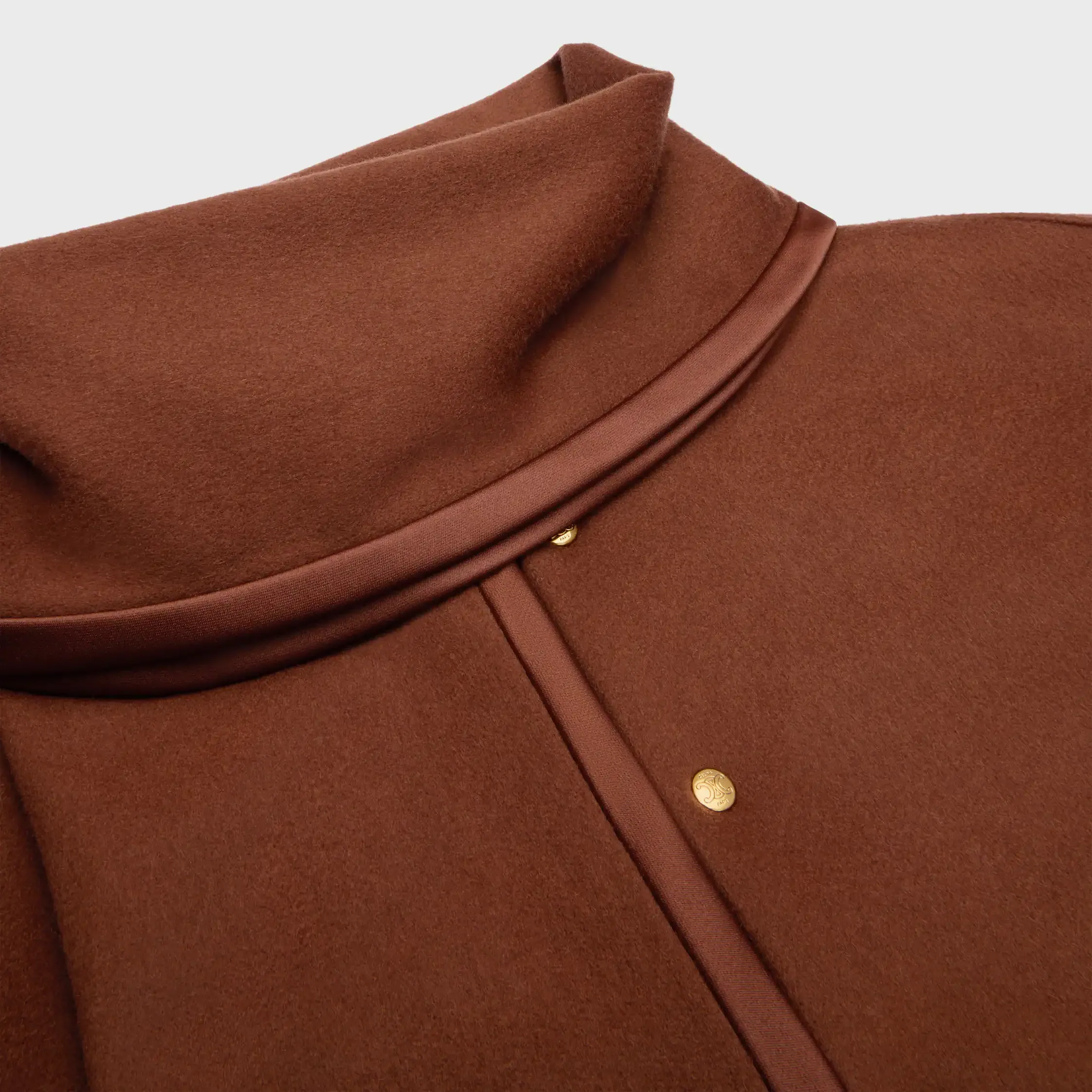 Veste écharpe en tissu de laine