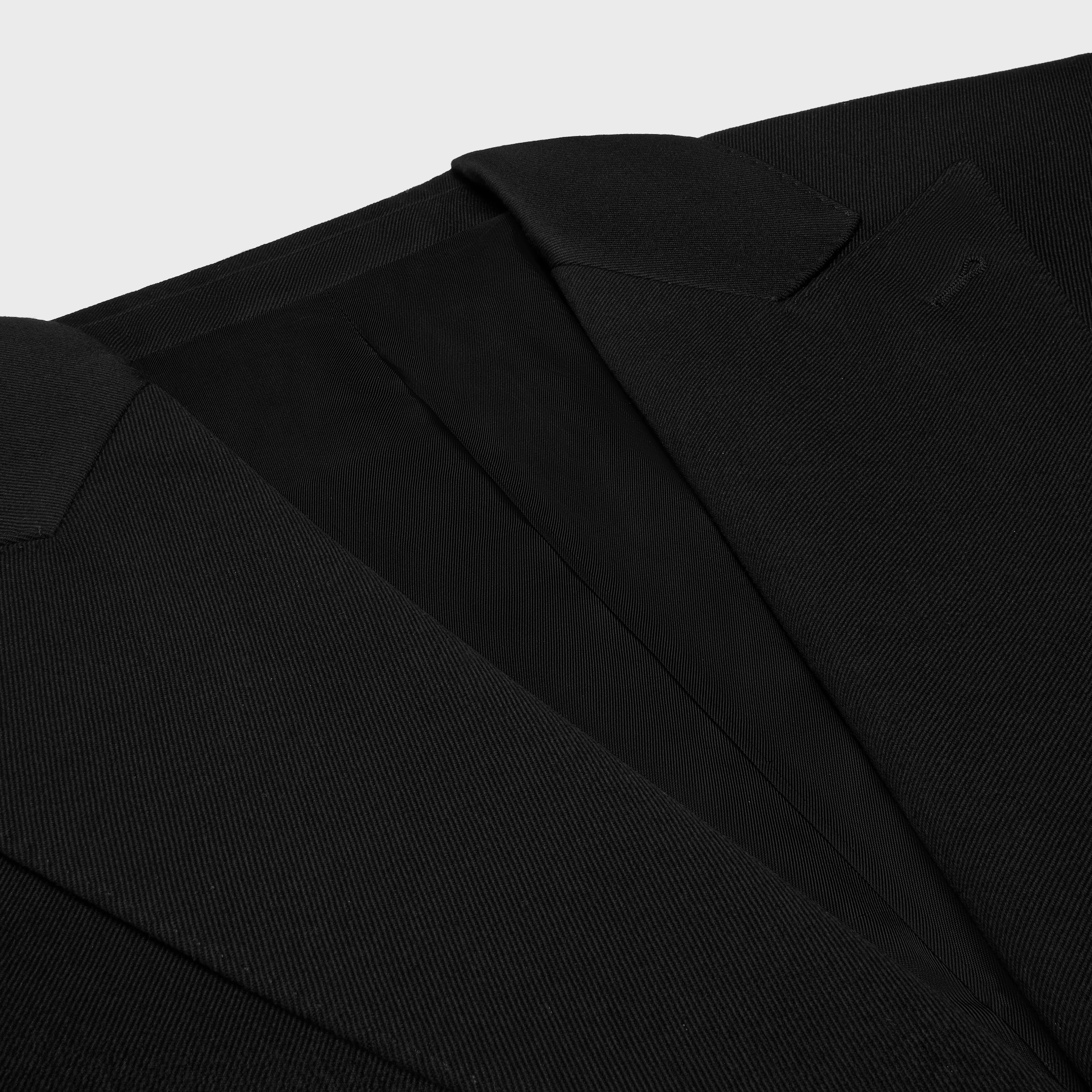 manteau colonne IN DIAGONAL LAINAGE