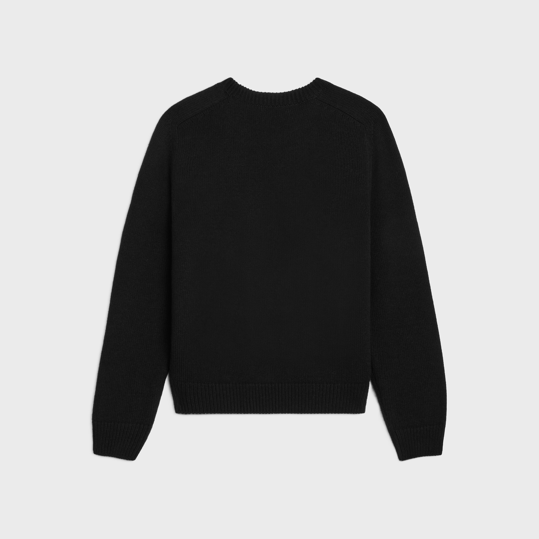 pull col rond en laine et cachemire