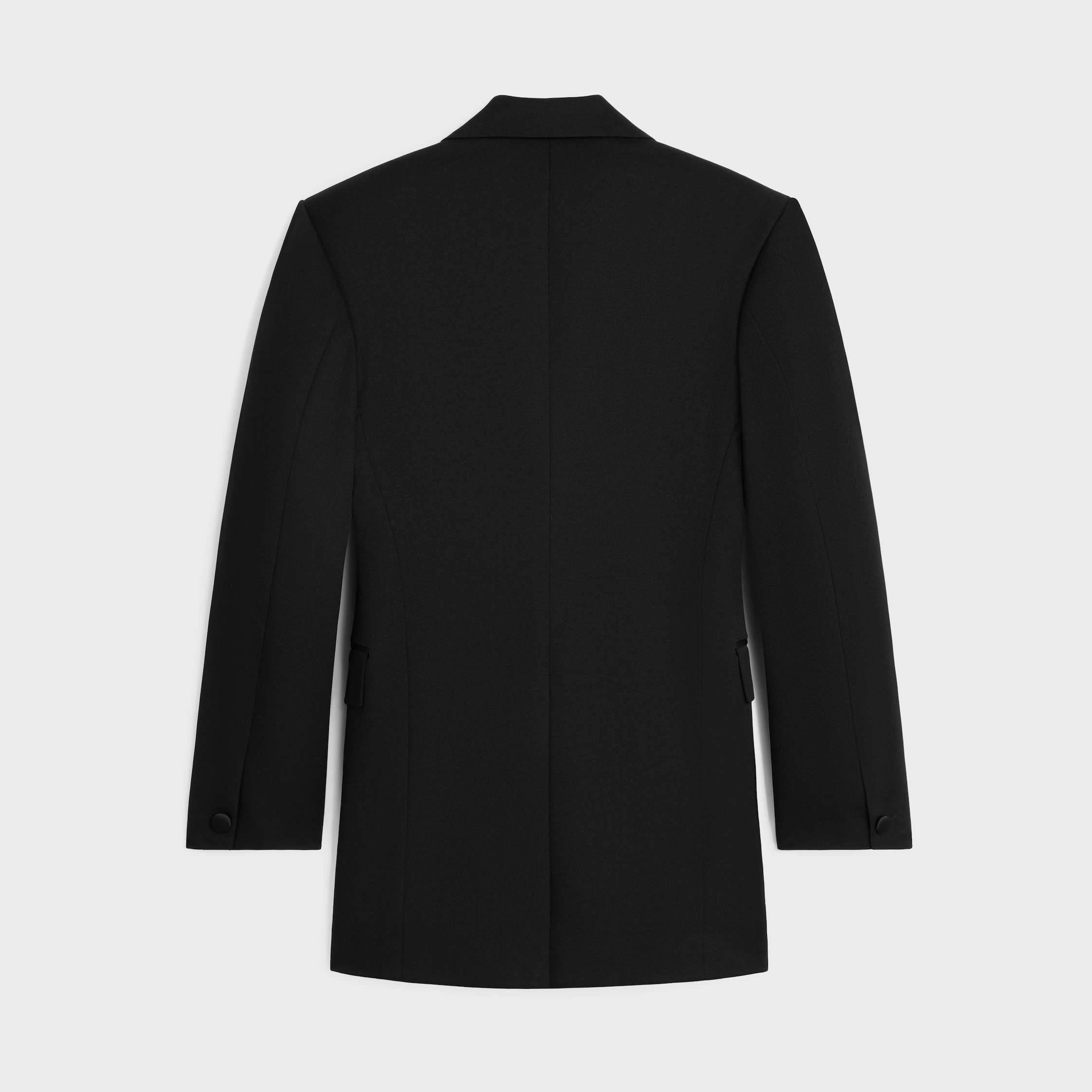 COLONNE TUX JACKET EN GABARDINE DE LAINES ET MOHAIR